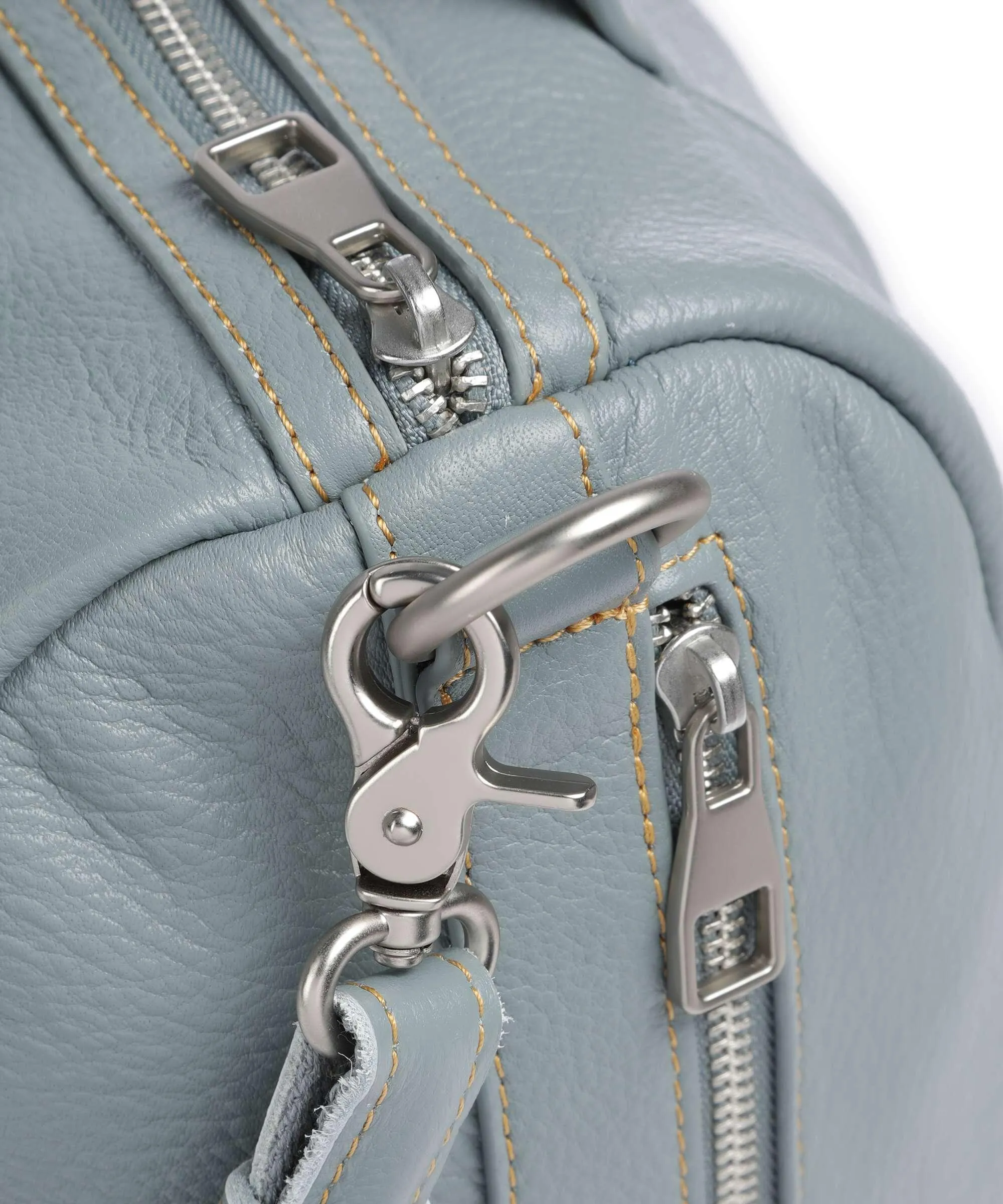  FredsBruder Feeling Good L Borsa a mano pelle granulata blu-grigio  