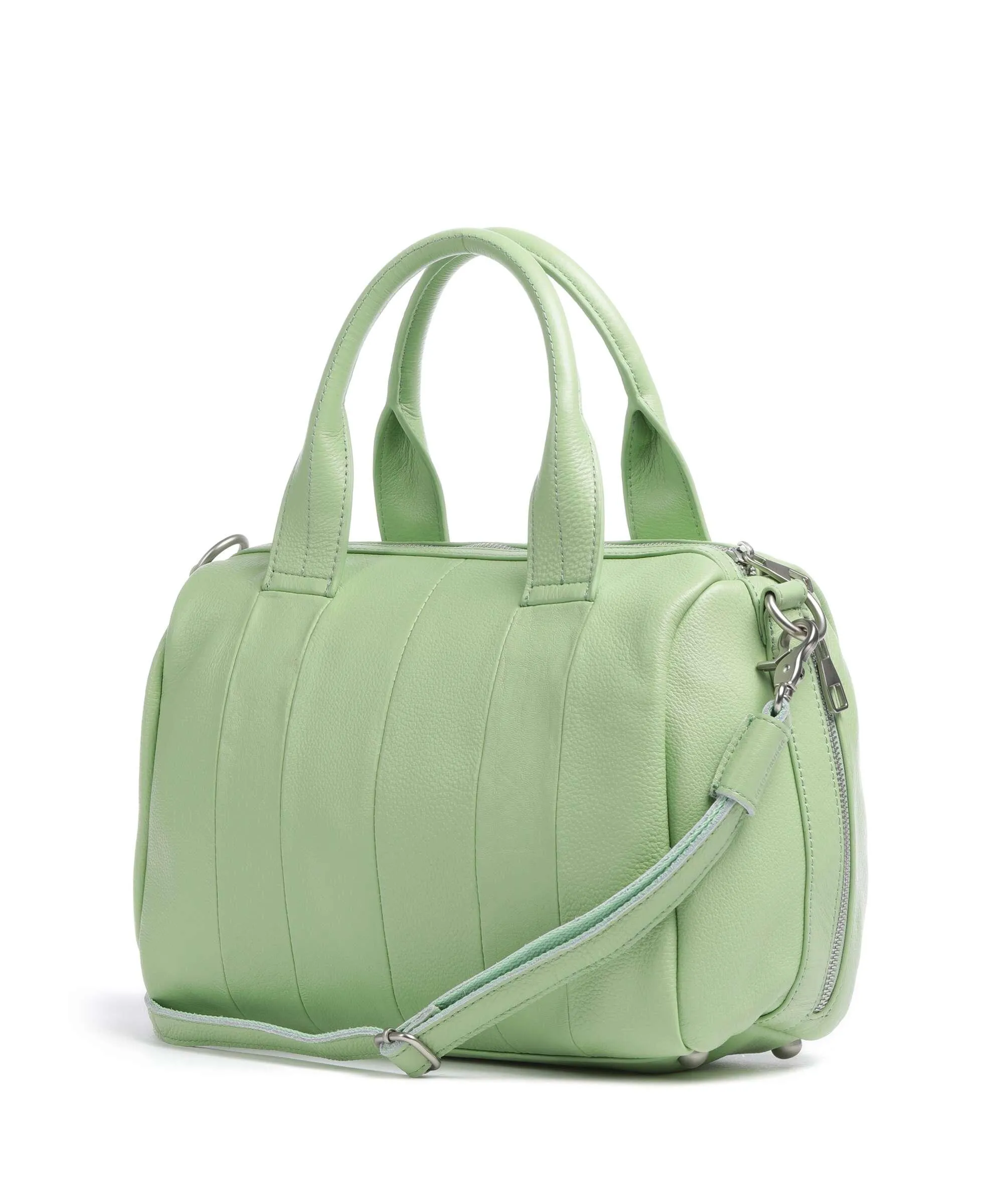  FredsBruder Feeling Good L Borsa a mano pelle granulata verde chiaro  