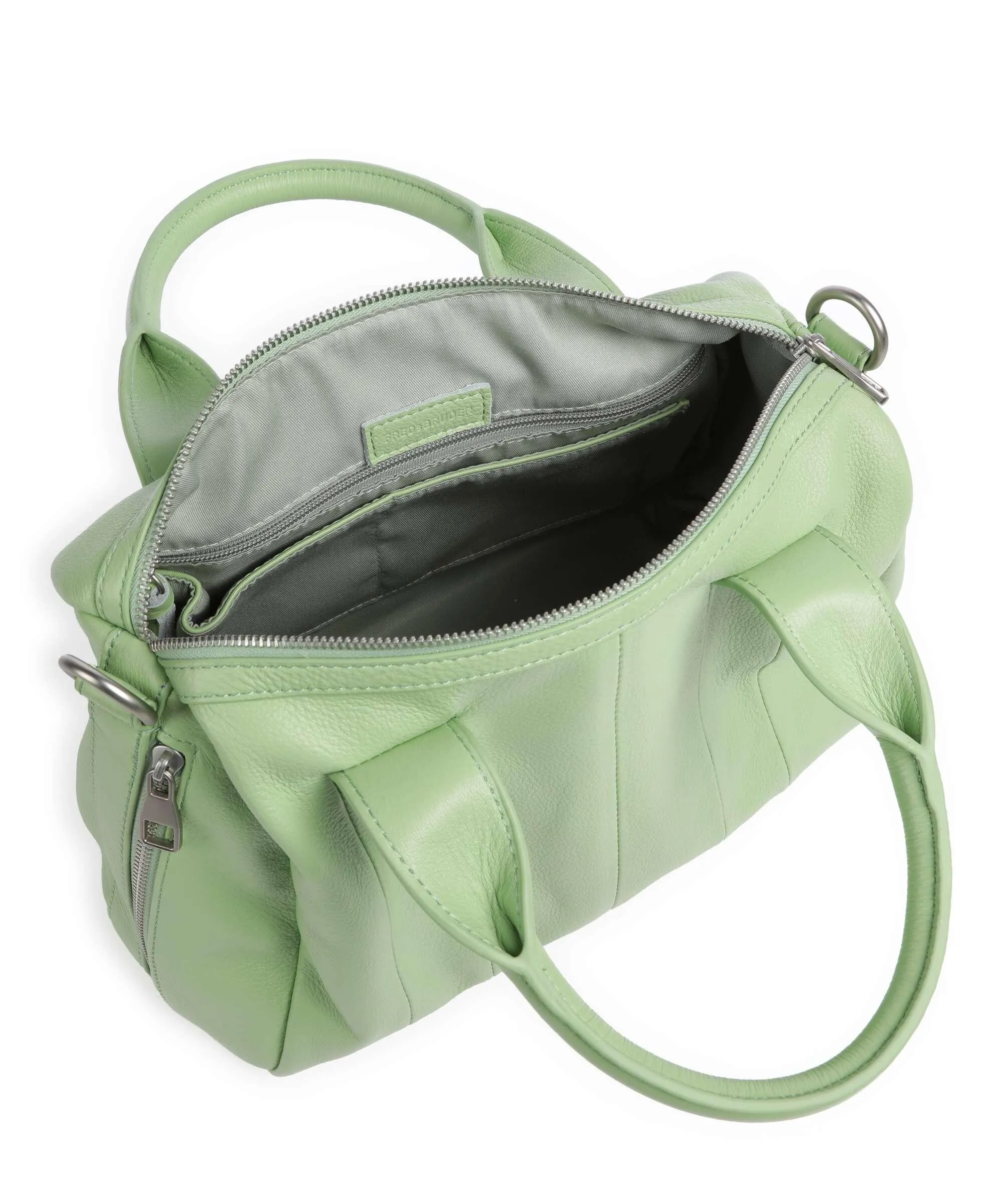  FredsBruder Feeling Good L Borsa a mano pelle granulata verde chiaro  