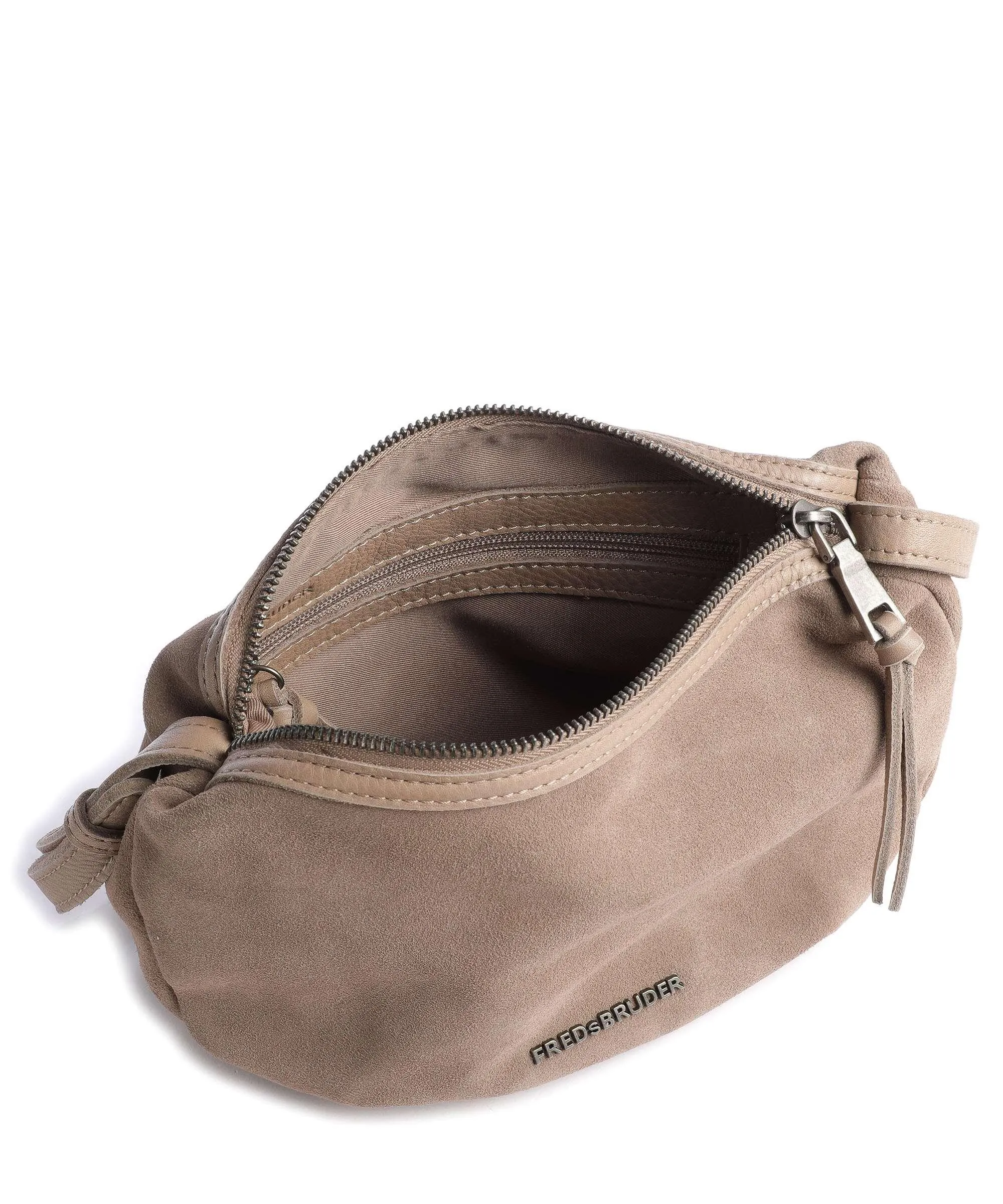  FredsBruder Jo Borsa a tracolla pelle ruvida taupe  
