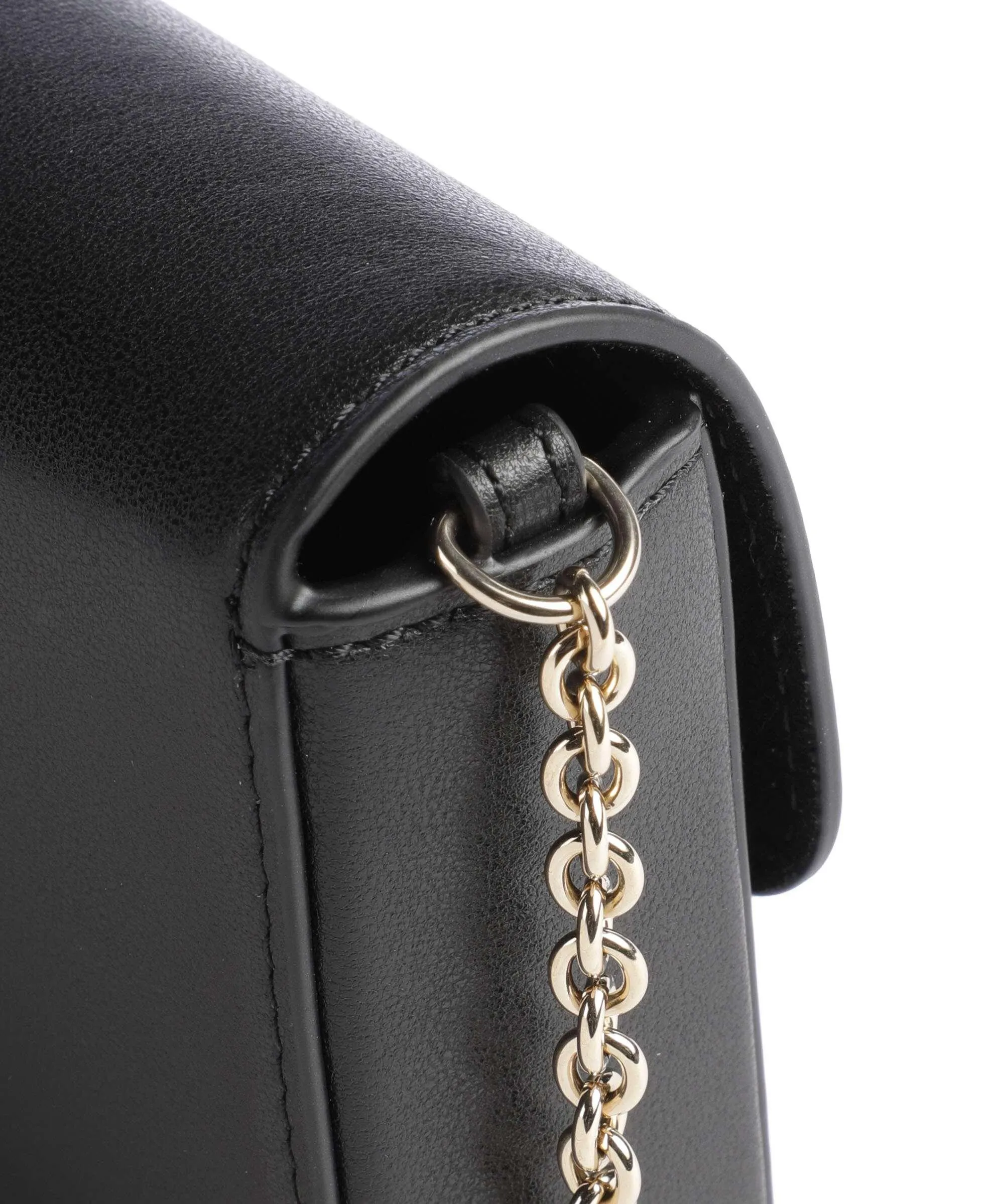  Furla 1927 Mini Borsa a tracolla pelle a grana fine nero  