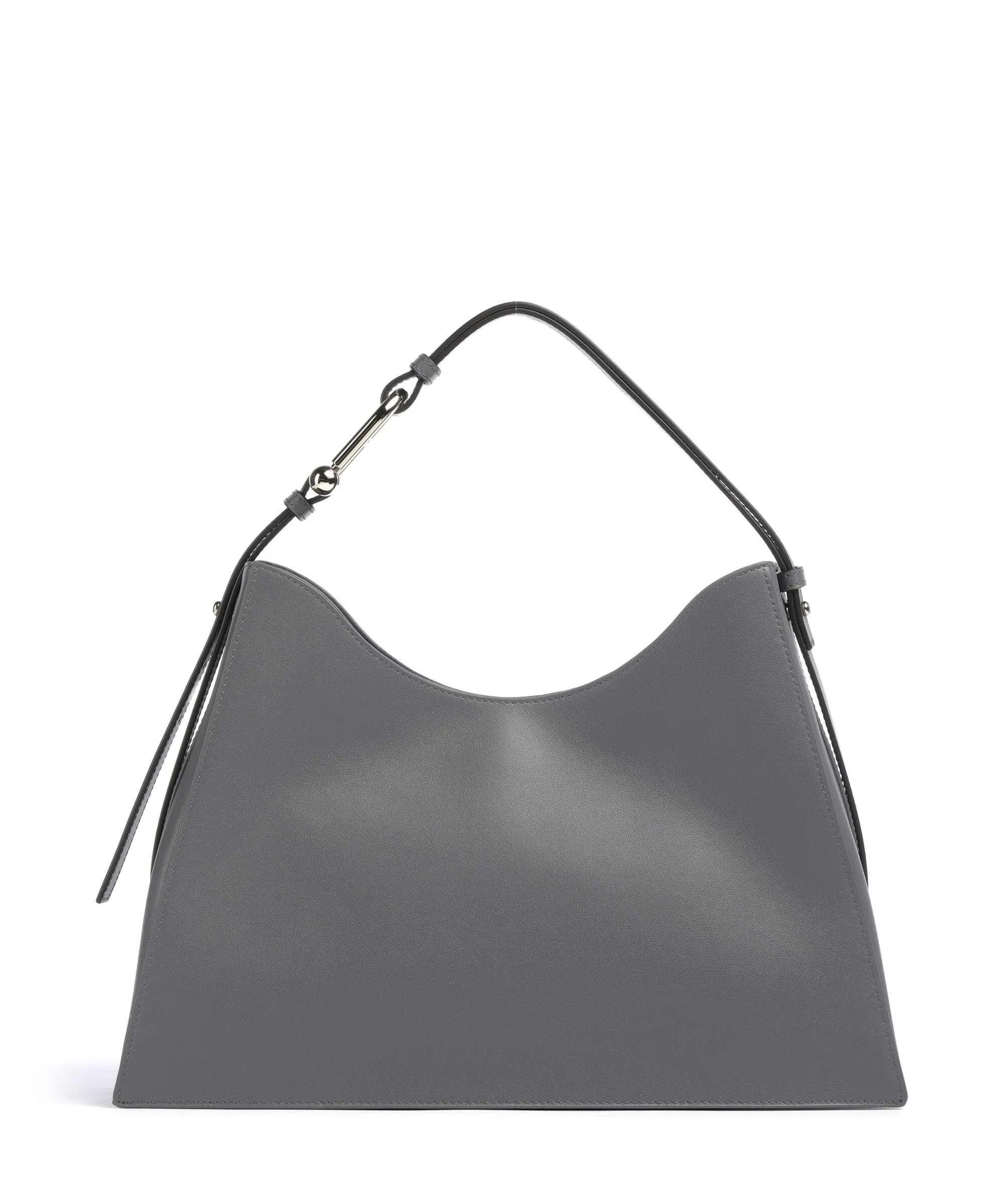  Furla Nuvola L Borsa hobo pelle a grana fine grigio scuro  