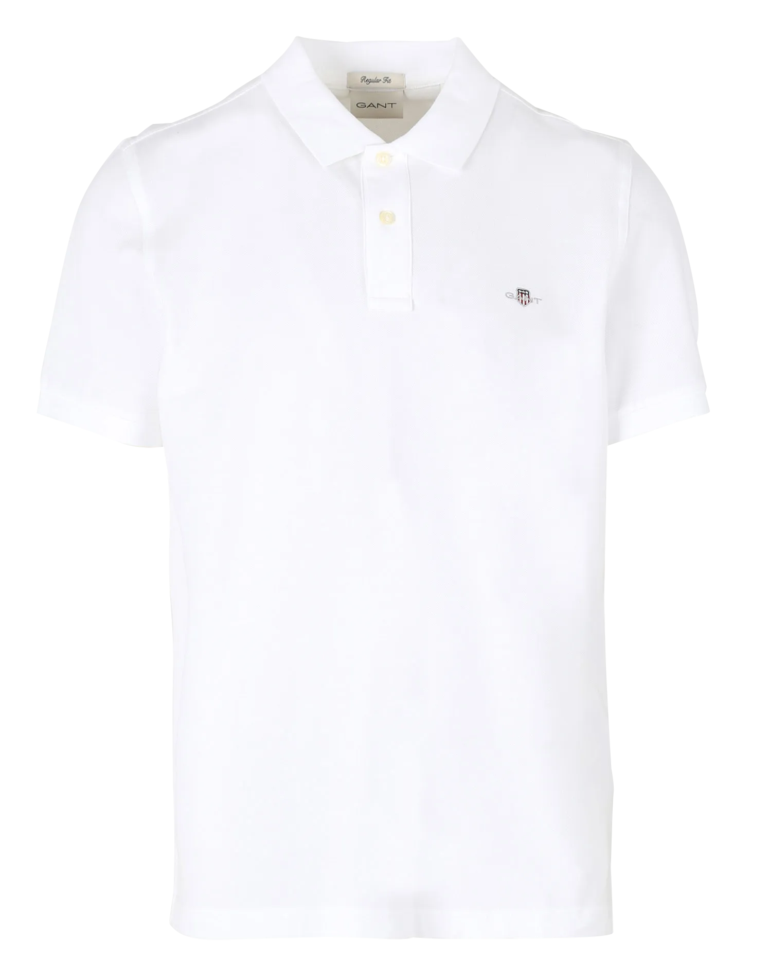  GANT   Polo con collo classico in cotone | Bianco