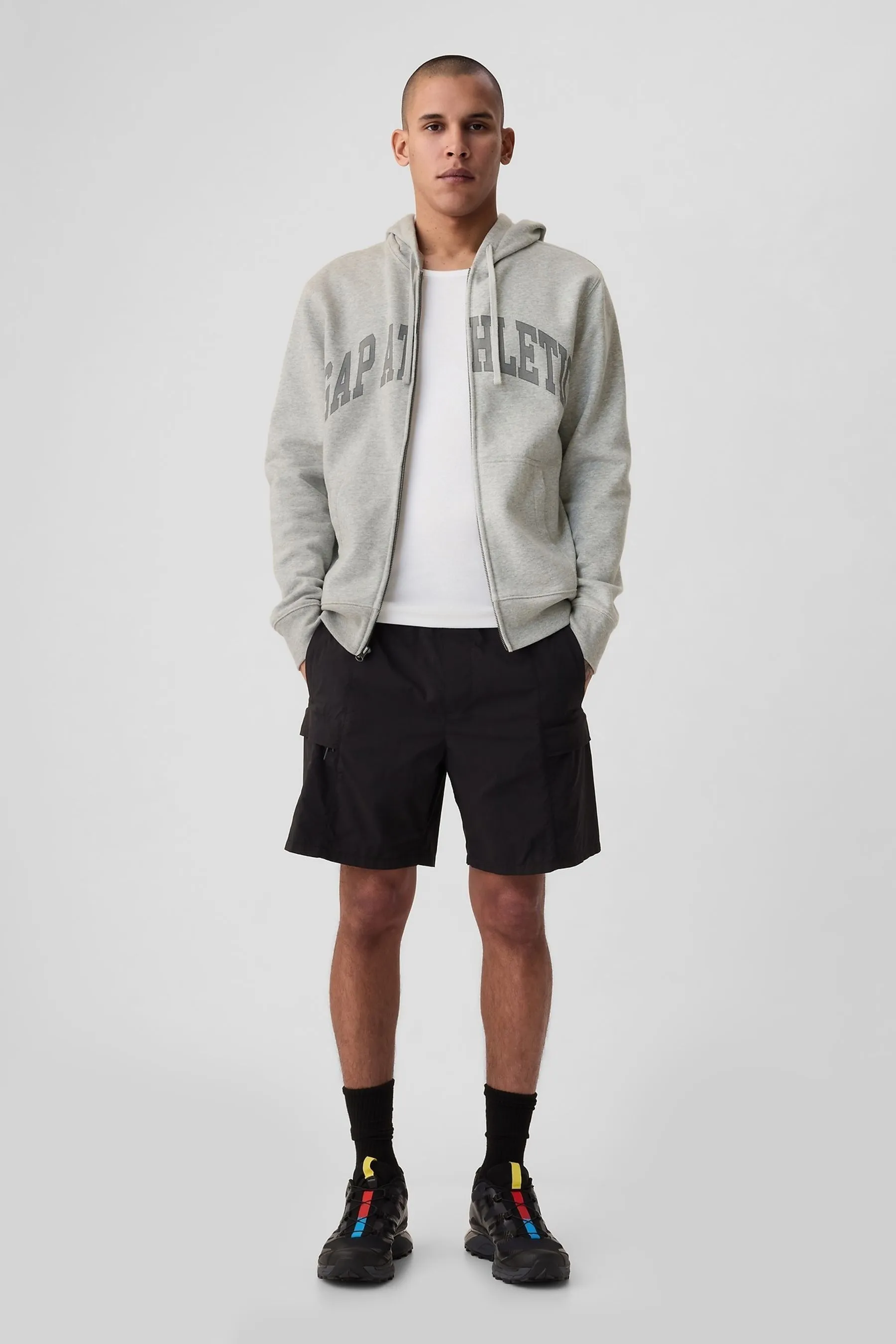 Gap - Felpa con cappuccio, zip e logo