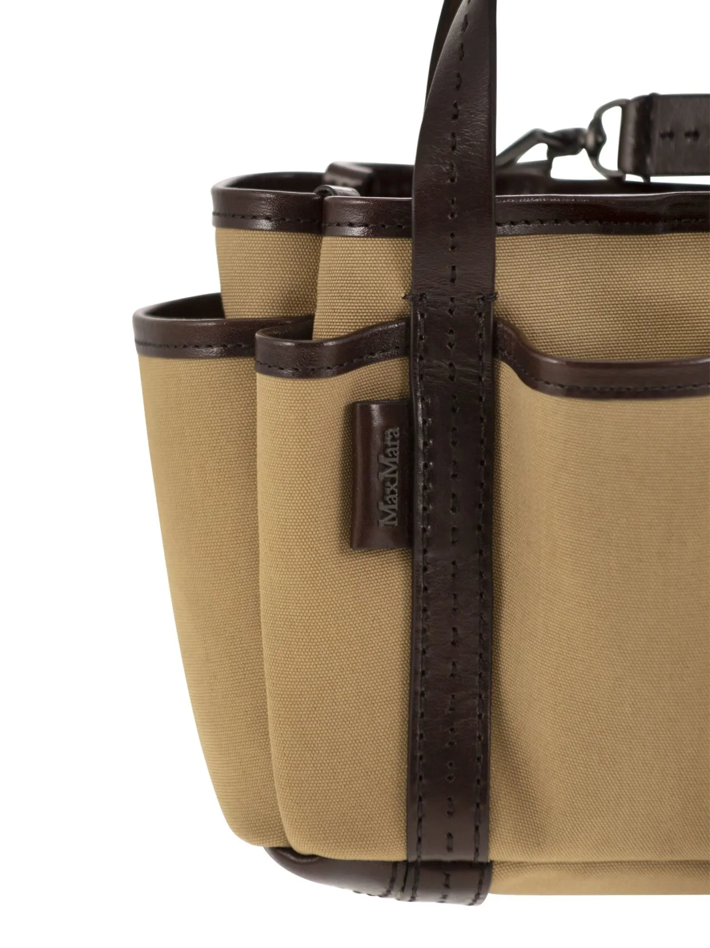GARDENCA BASXS – Giardiniera Mini canvas and leather tote bag