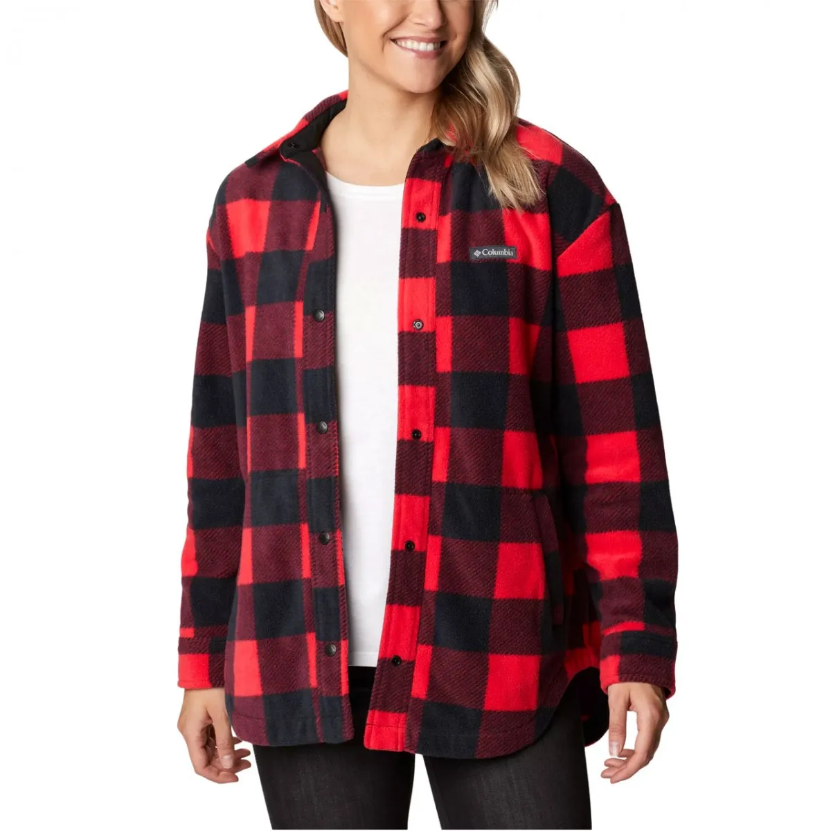 Giacca Camicia In Pile Benton Springs