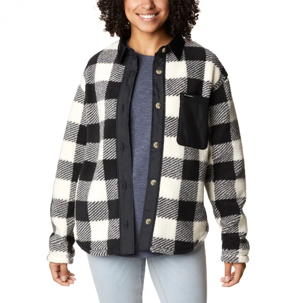 Giacca-Camicia In Pile West Bend