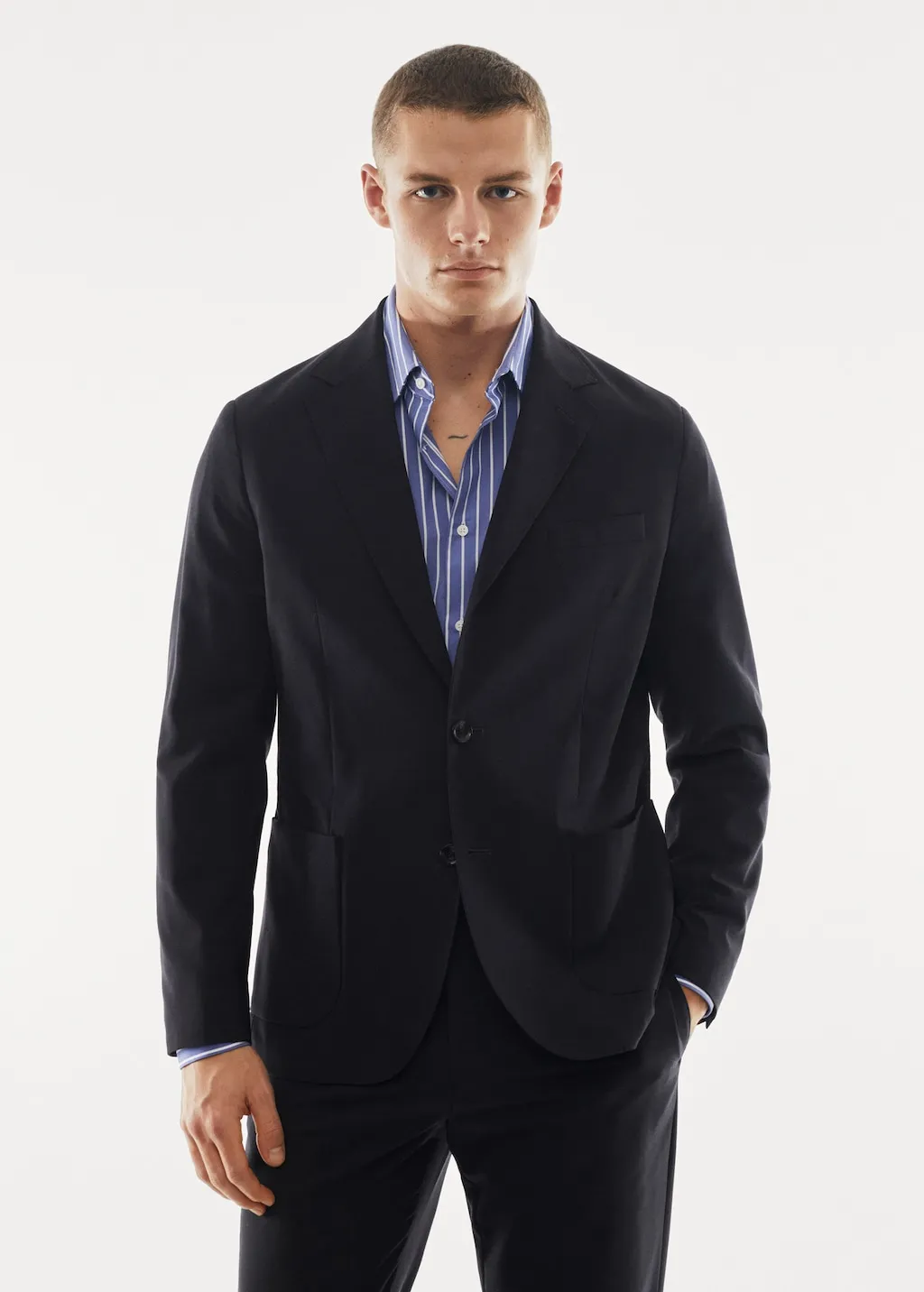 Giacca completo slim fit traspirante