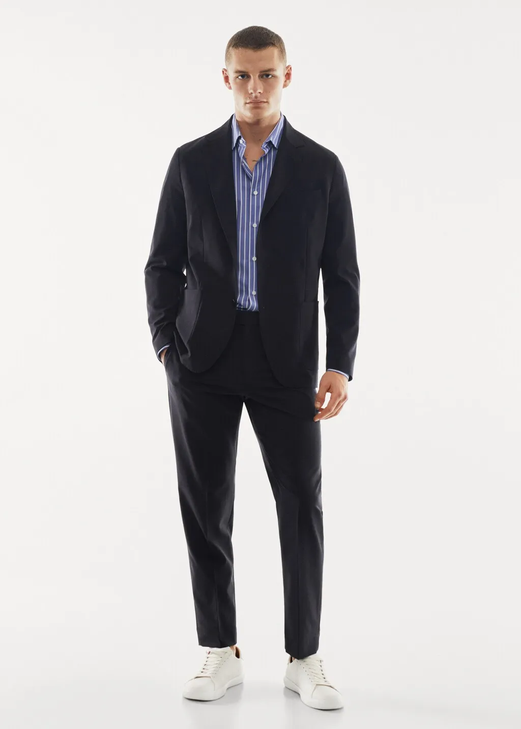 Giacca completo slim fit traspirante