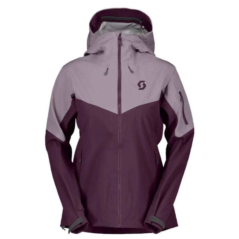 Giacca da sci da donna Scott Giacca Explorair 3L (cloud pink/wild red)