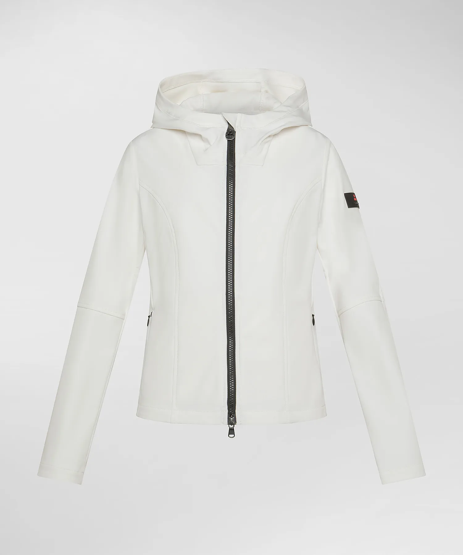 Giacca in nylon e morbido jersey