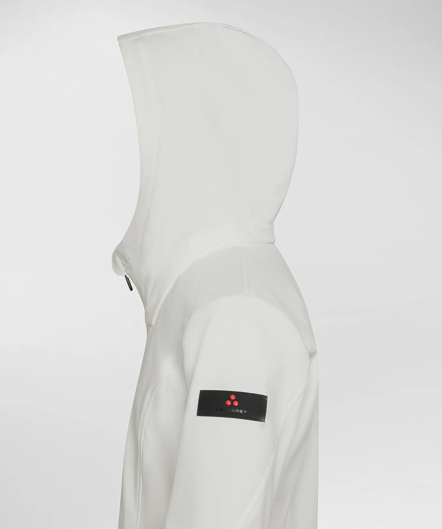 Giacca in nylon e morbido jersey