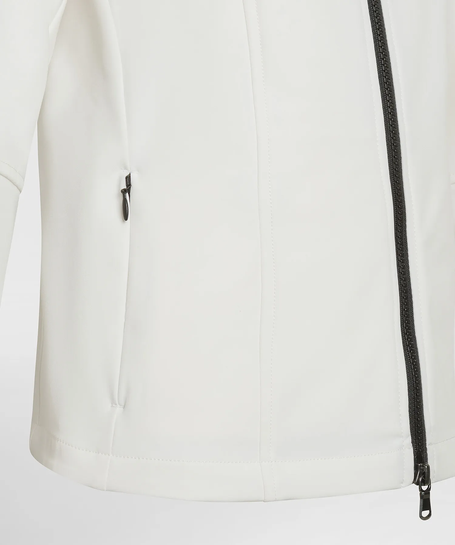 Giacca in nylon e morbido jersey
