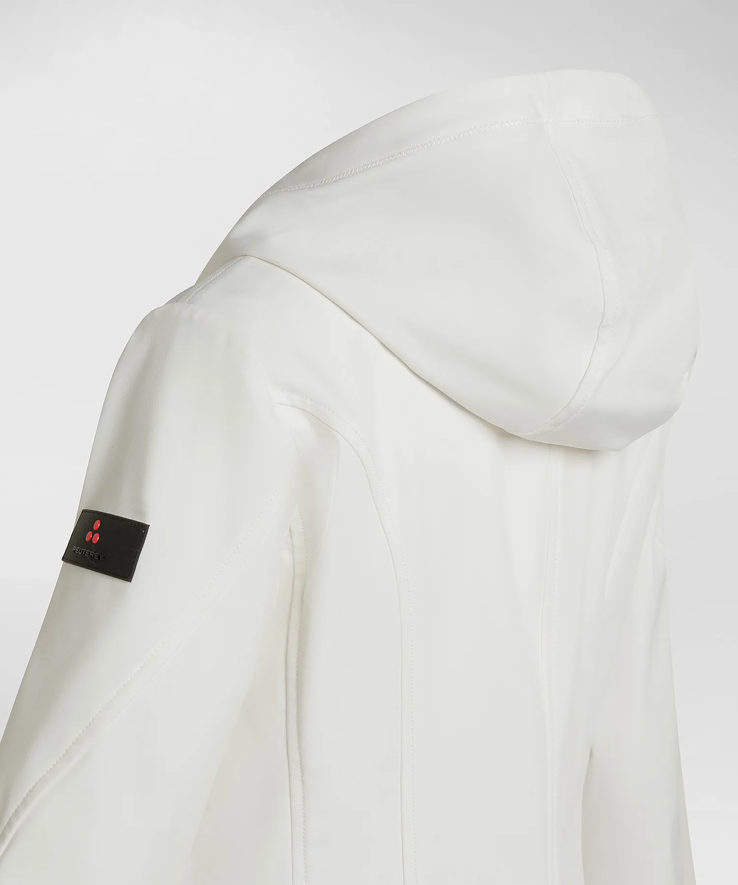 Giacca in nylon e morbido jersey