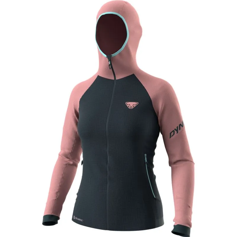 Giacca in pile da donna Dynafit SPEED PTC HOODED JKT W (mokarosa BLUEBERRY)