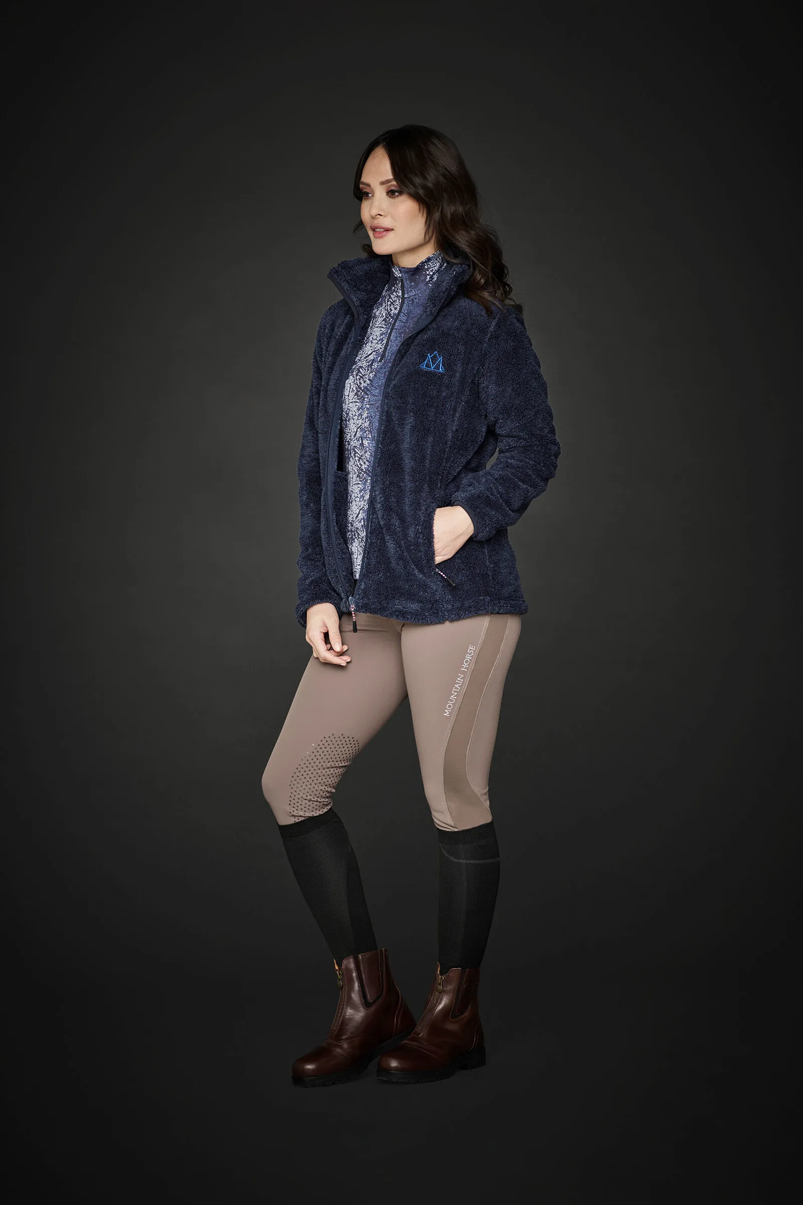 Giacca in pile da donna Mountain Horse Fuzzy