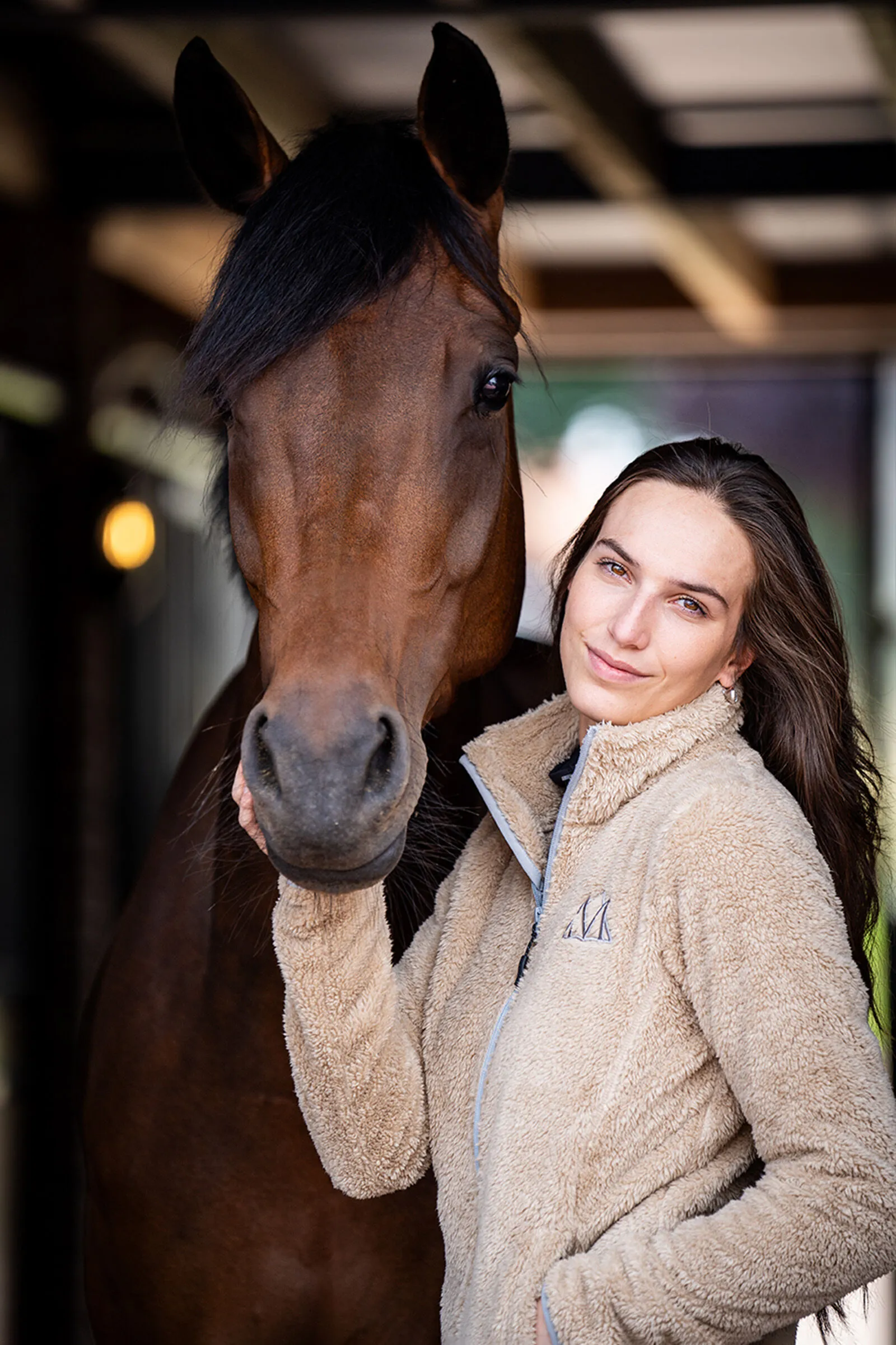 Giacca in pile da donna Mountain Horse Fuzzy