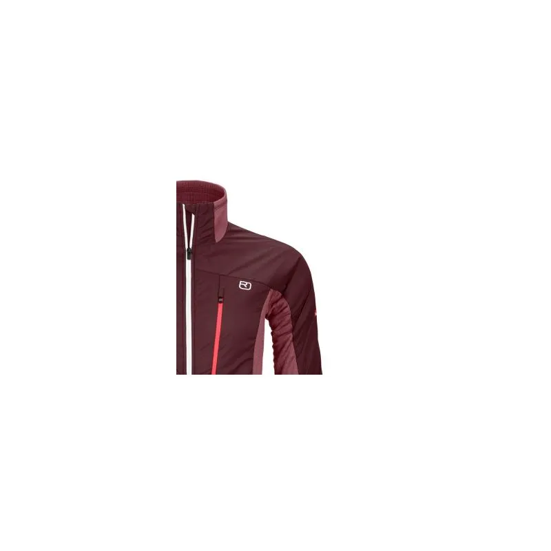Giacca in pile Ortovox Westalpen Swisswool Hybrid (Winetasting) donna
