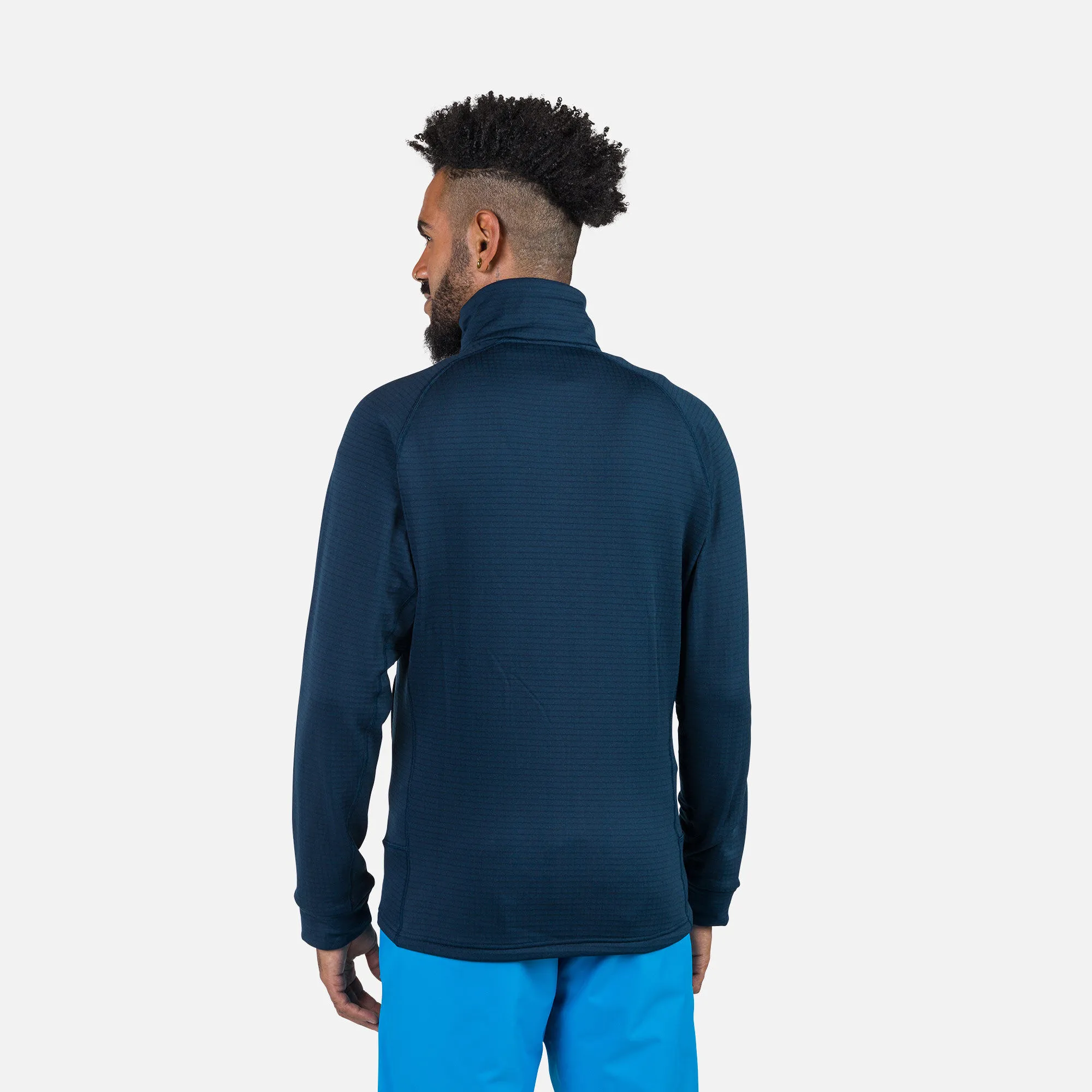 Giacca in pile uomo con zip integrale Blackside
