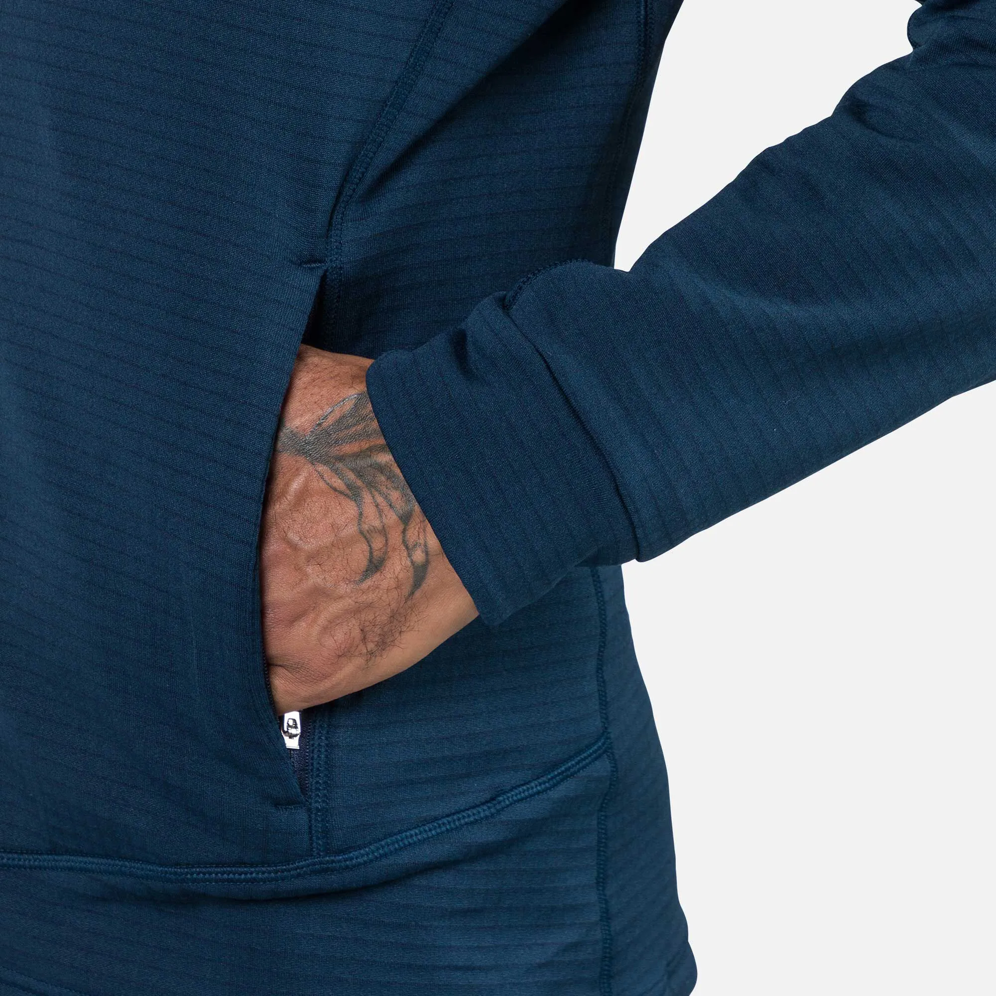 Giacca in pile uomo con zip integrale Blackside