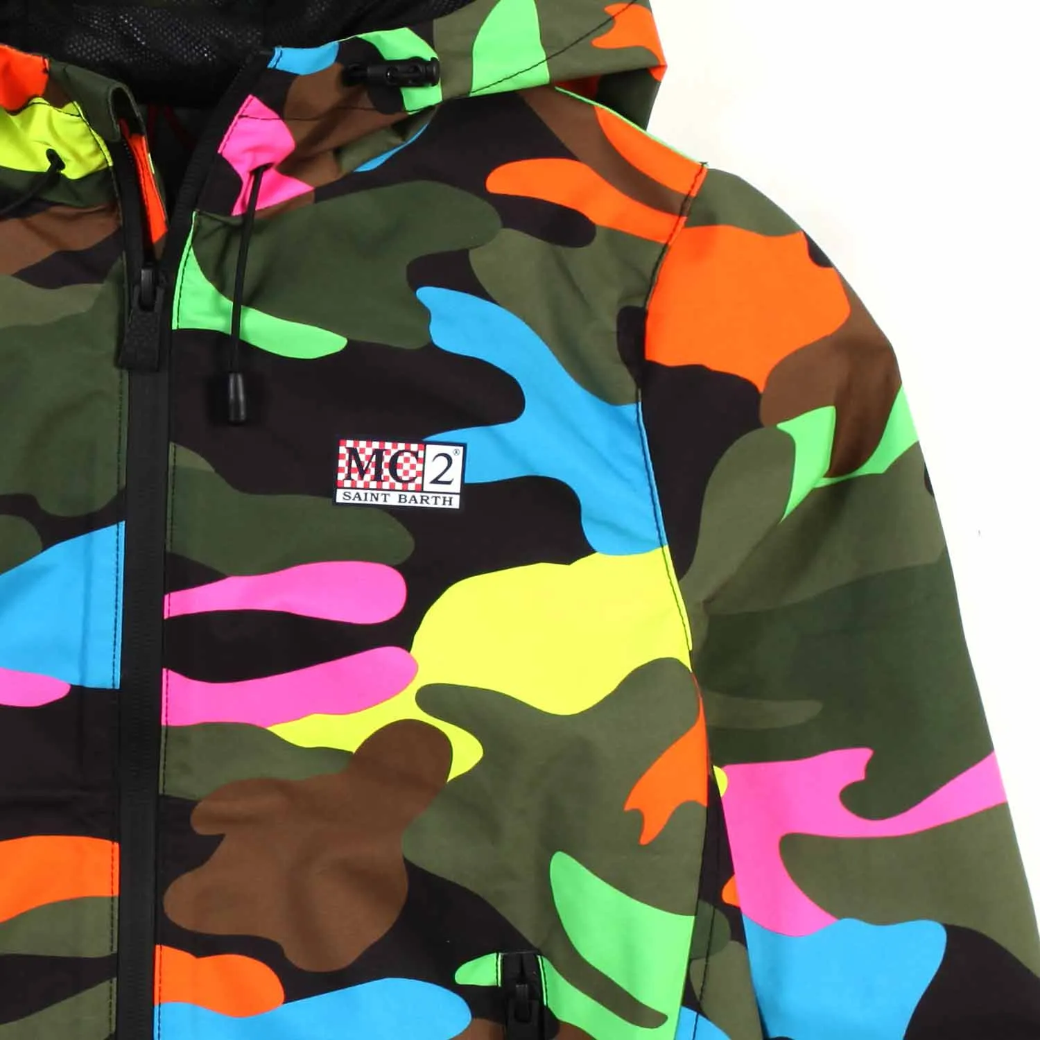 Giacca Kauris Camouflage Multicolor Fluo