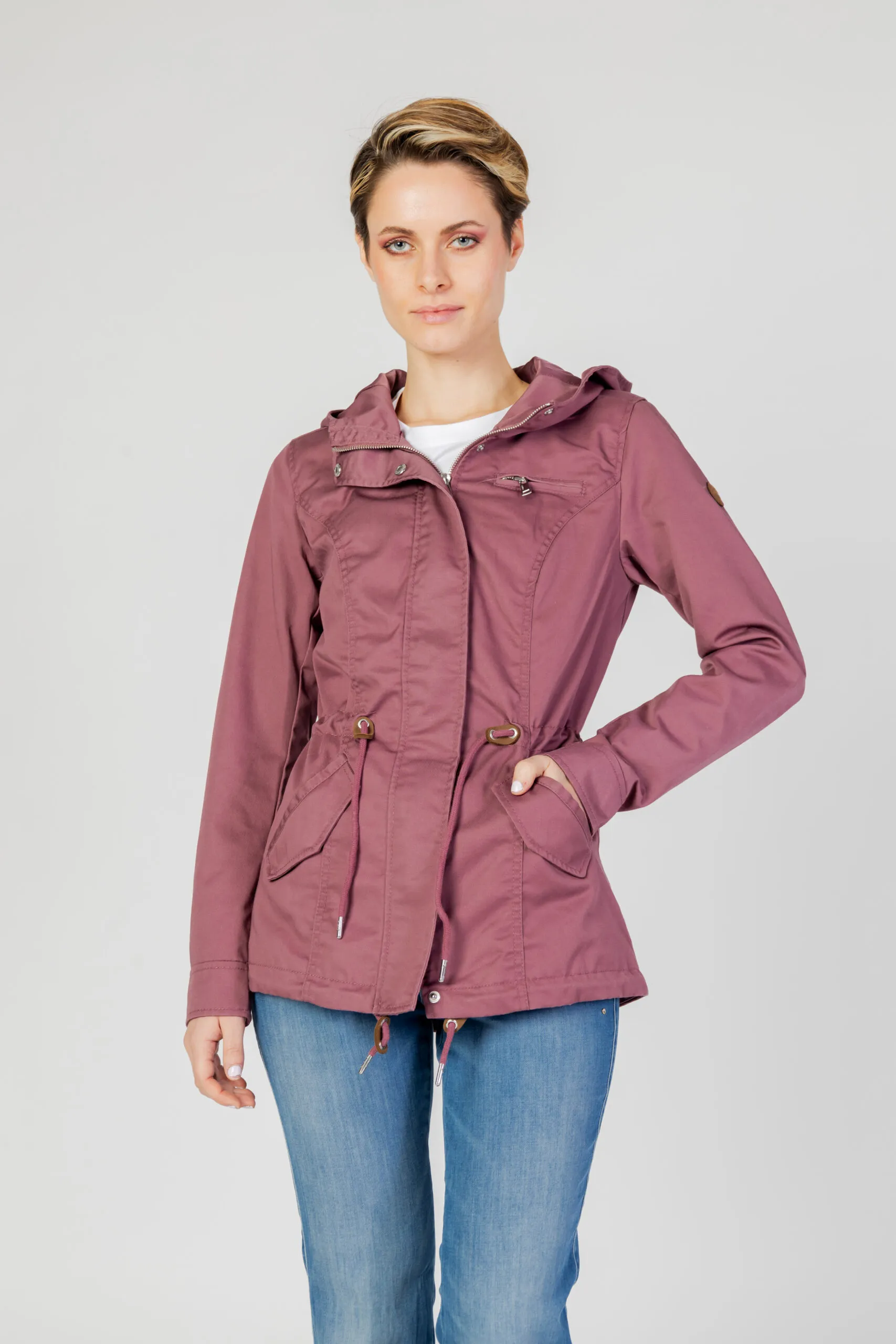 Giacchetto Only onllorca canvas parka cc otw Rosa Antico