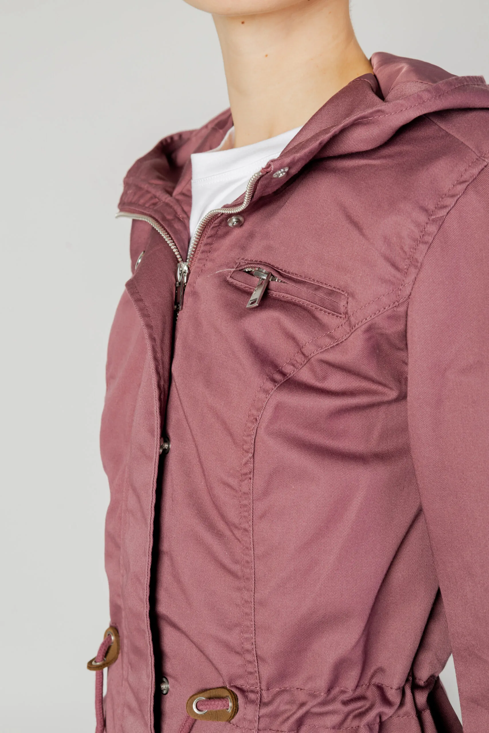 Giacchetto Only onllorca canvas parka cc otw Rosa Antico