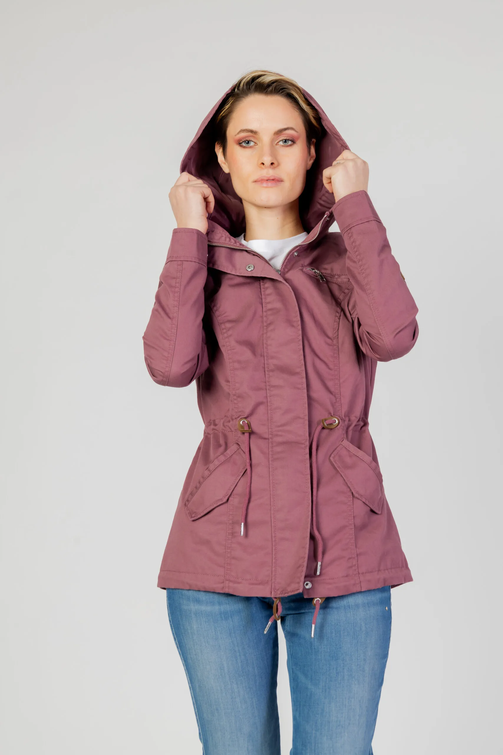 Giacchetto Only onllorca canvas parka cc otw Rosa Antico
