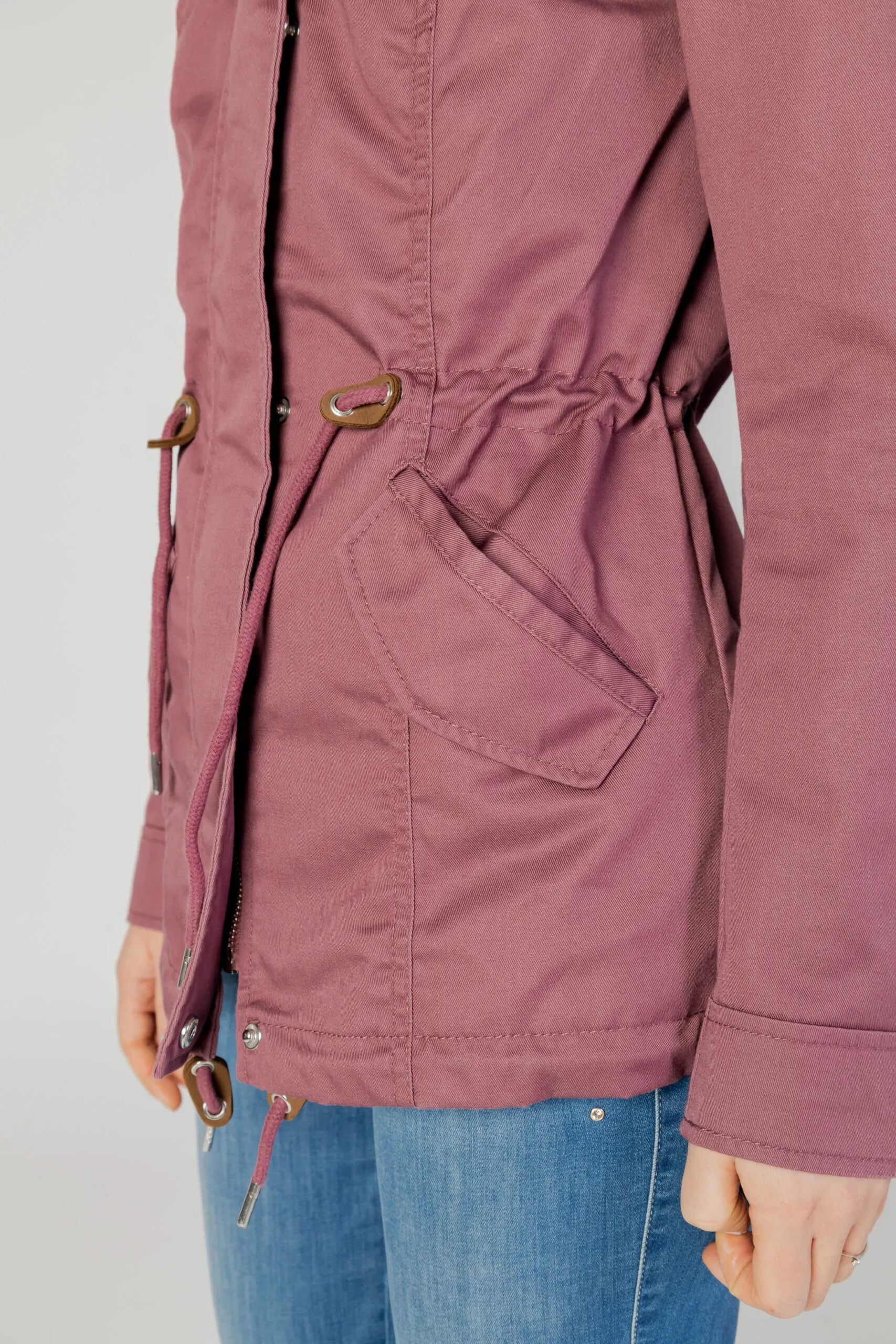 Giacchetto Only onllorca canvas parka cc otw Rosa Antico