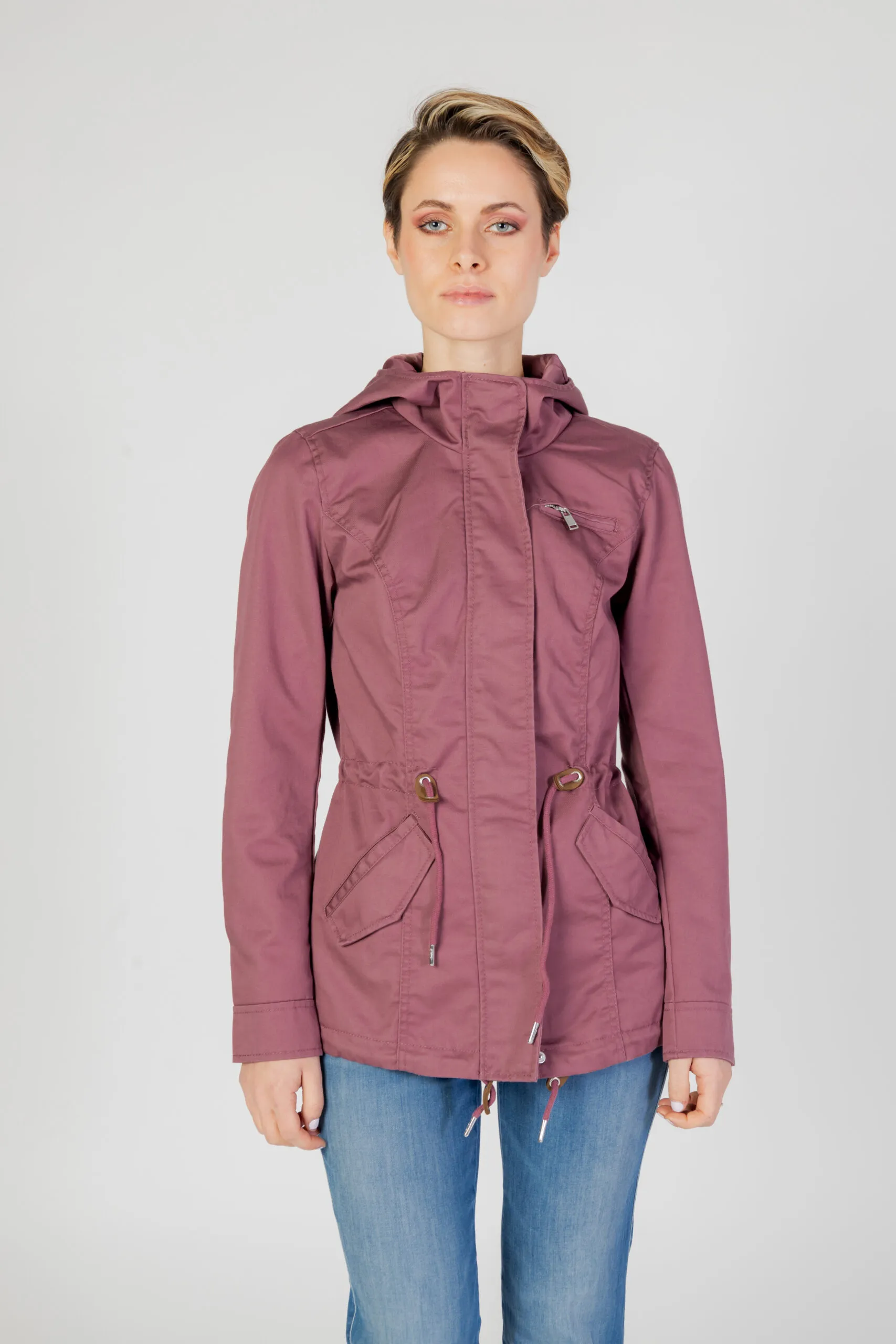 Giacchetto Only onllorca canvas parka cc otw Rosa Antico