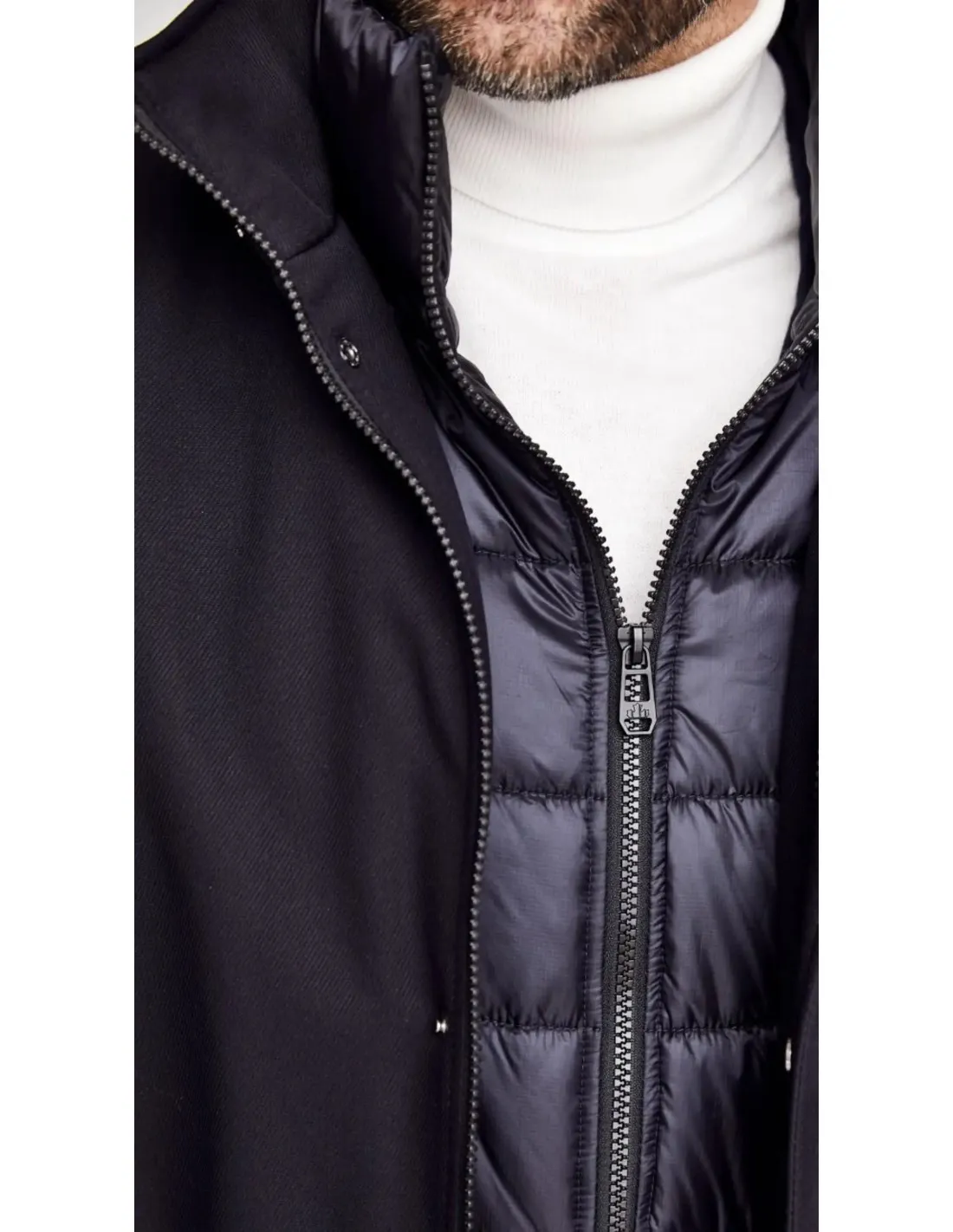 Giubbotto Parka uomo blu CBN 5115