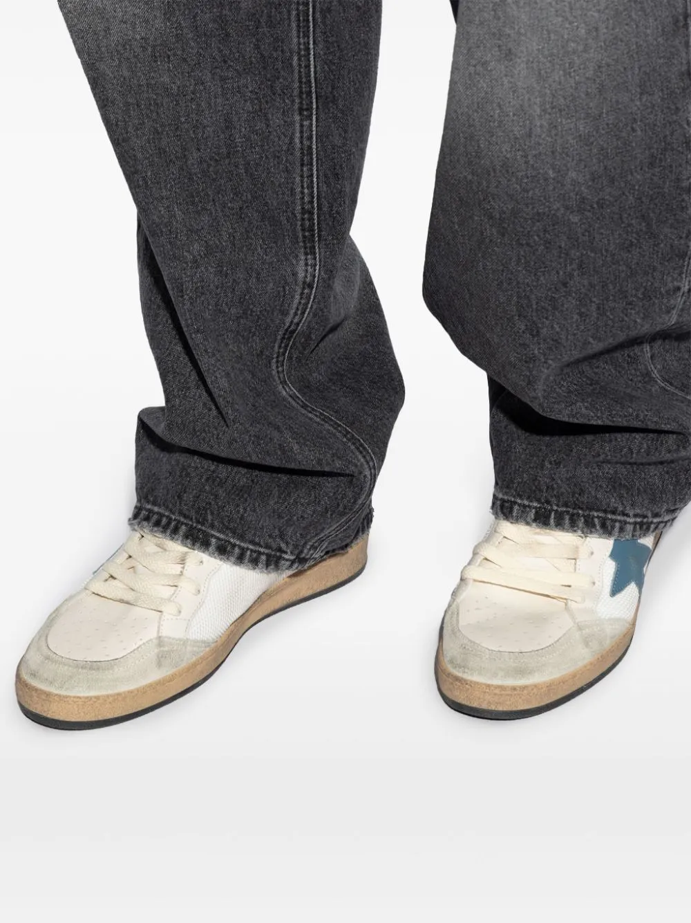 Golden Goose Scarpa Bianco Uomo Ball Star