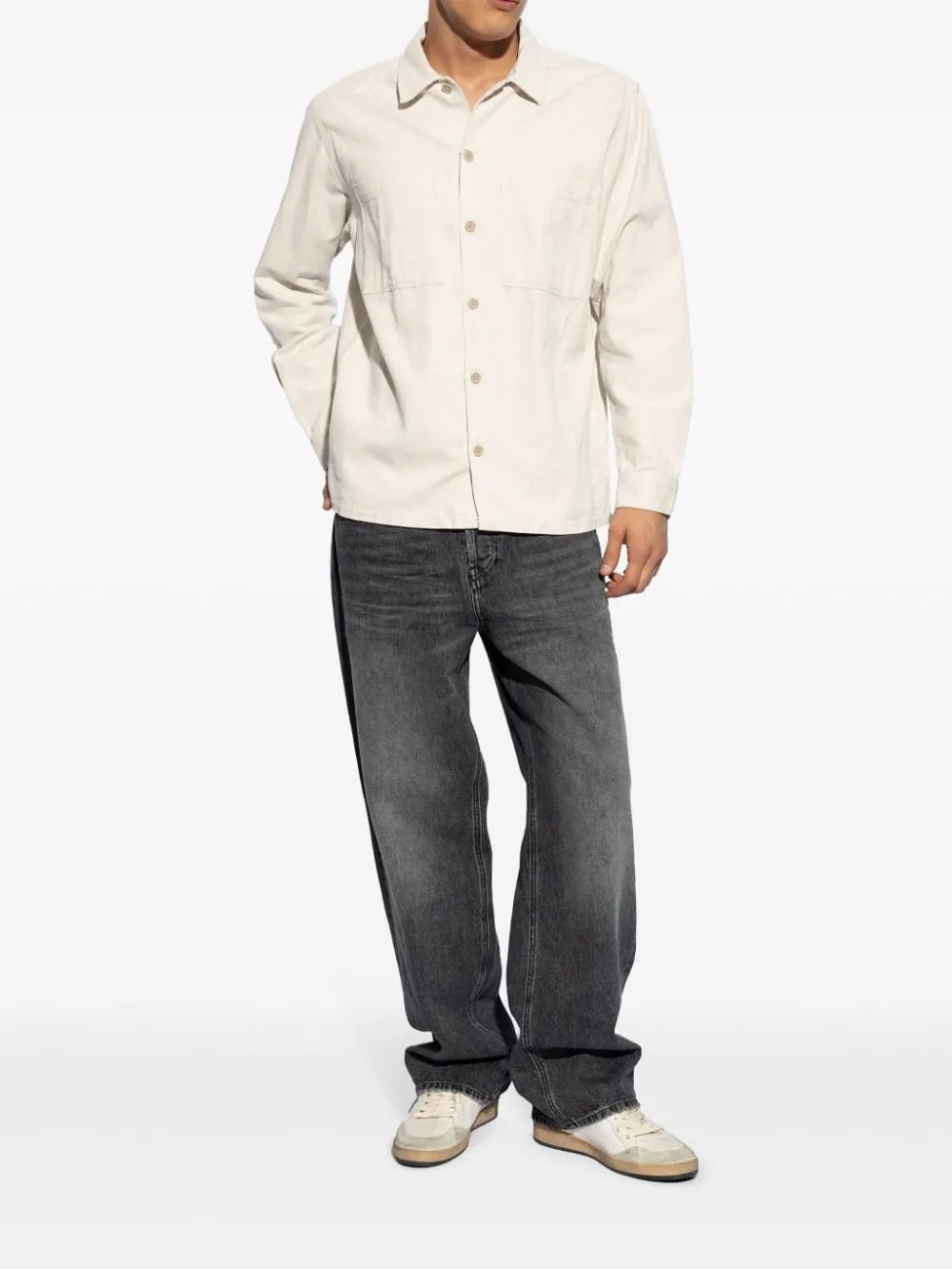 Golden Goose Scarpa Bianco Uomo Ball Star