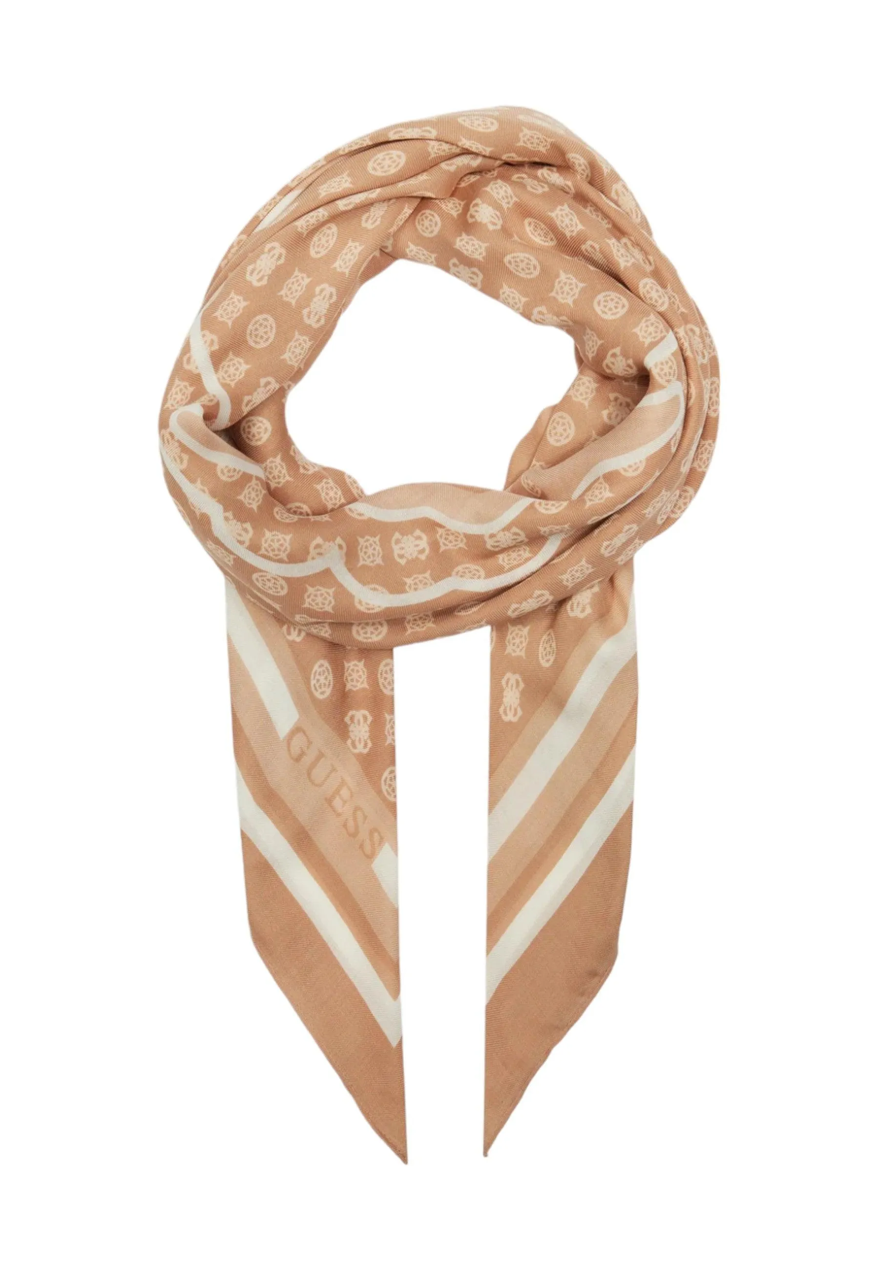 GUESS Foulard Donna Latte Logo AW5121MOD03