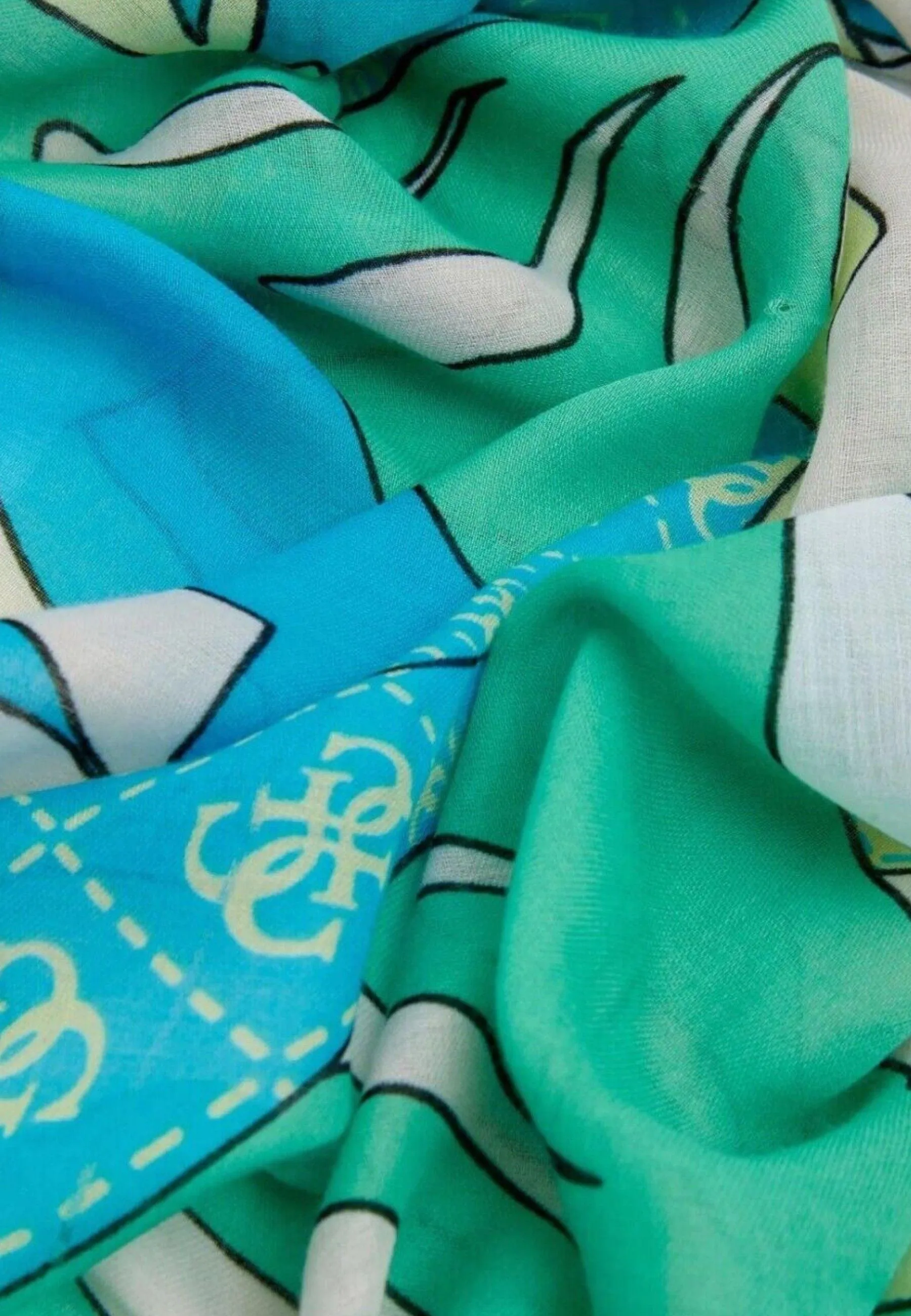 GUESS Kefiah Foulard Donna Acqua Fantasia AW5114POL03