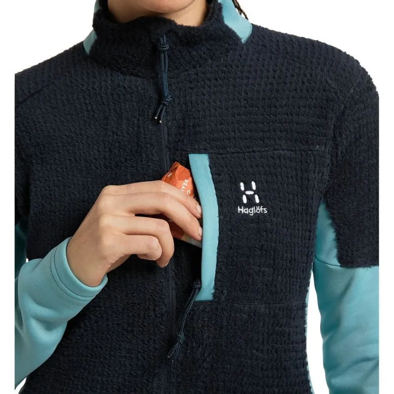 HAGLÖFS Giacca in pile Touring Mid (Tarn Blue/Frost Blue) Donna