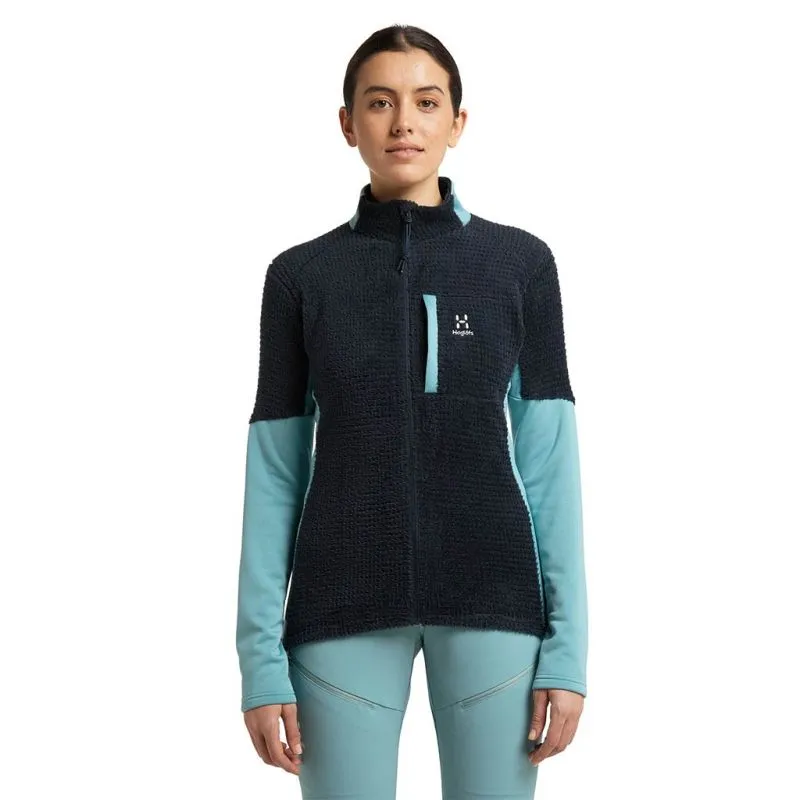 HAGLÖFS Giacca in pile Touring Mid (Tarn Blue/Frost Blue) Donna