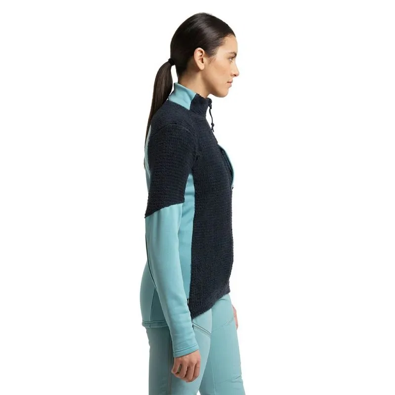 HAGLÖFS Giacca in pile Touring Mid (Tarn Blue/Frost Blue) Donna