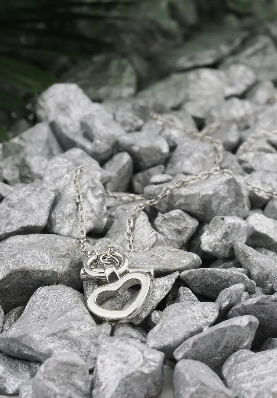 HEART BAR CIRCLE - Collana