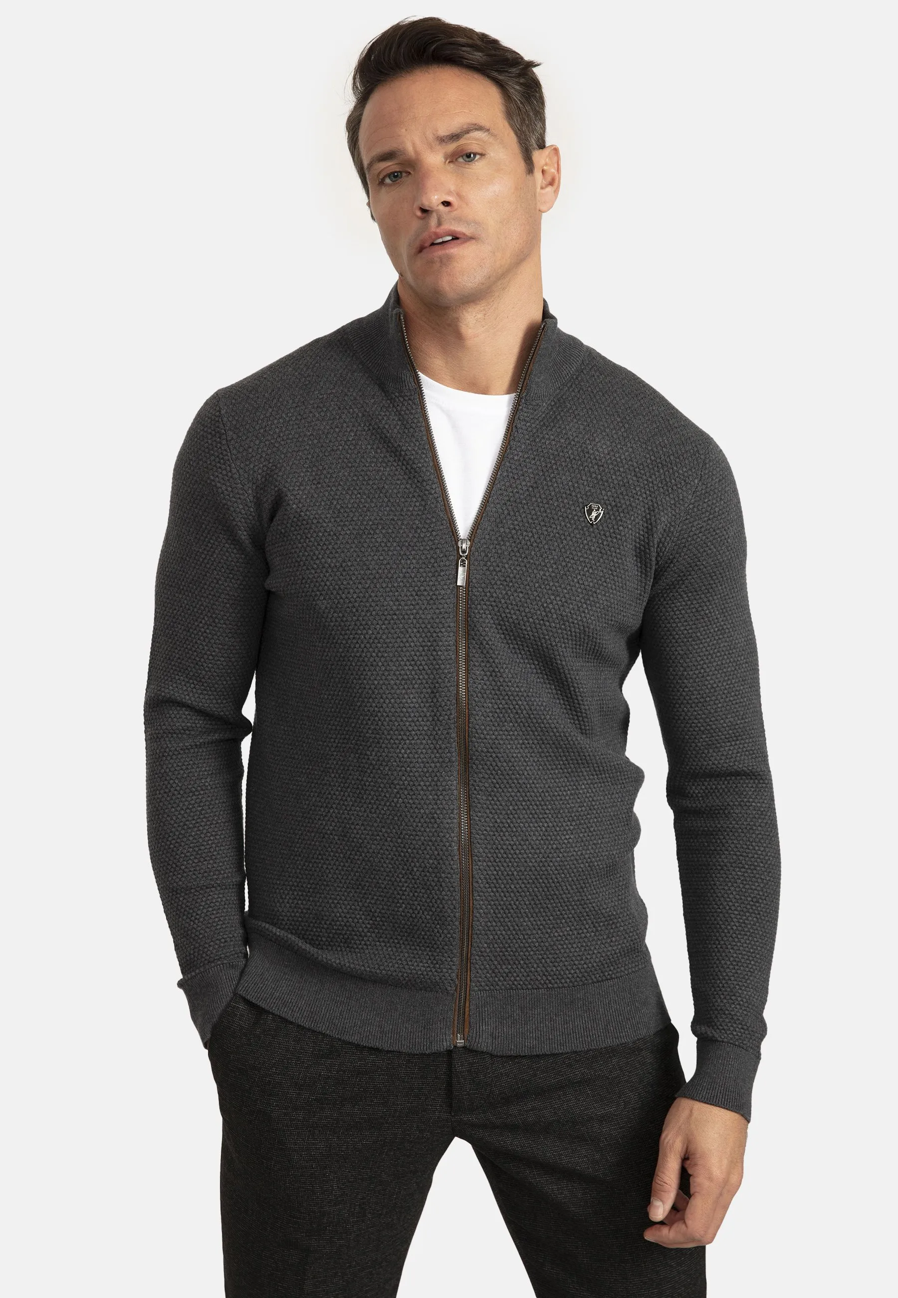 HONEYCOMB ZIPPER  - Cardigan