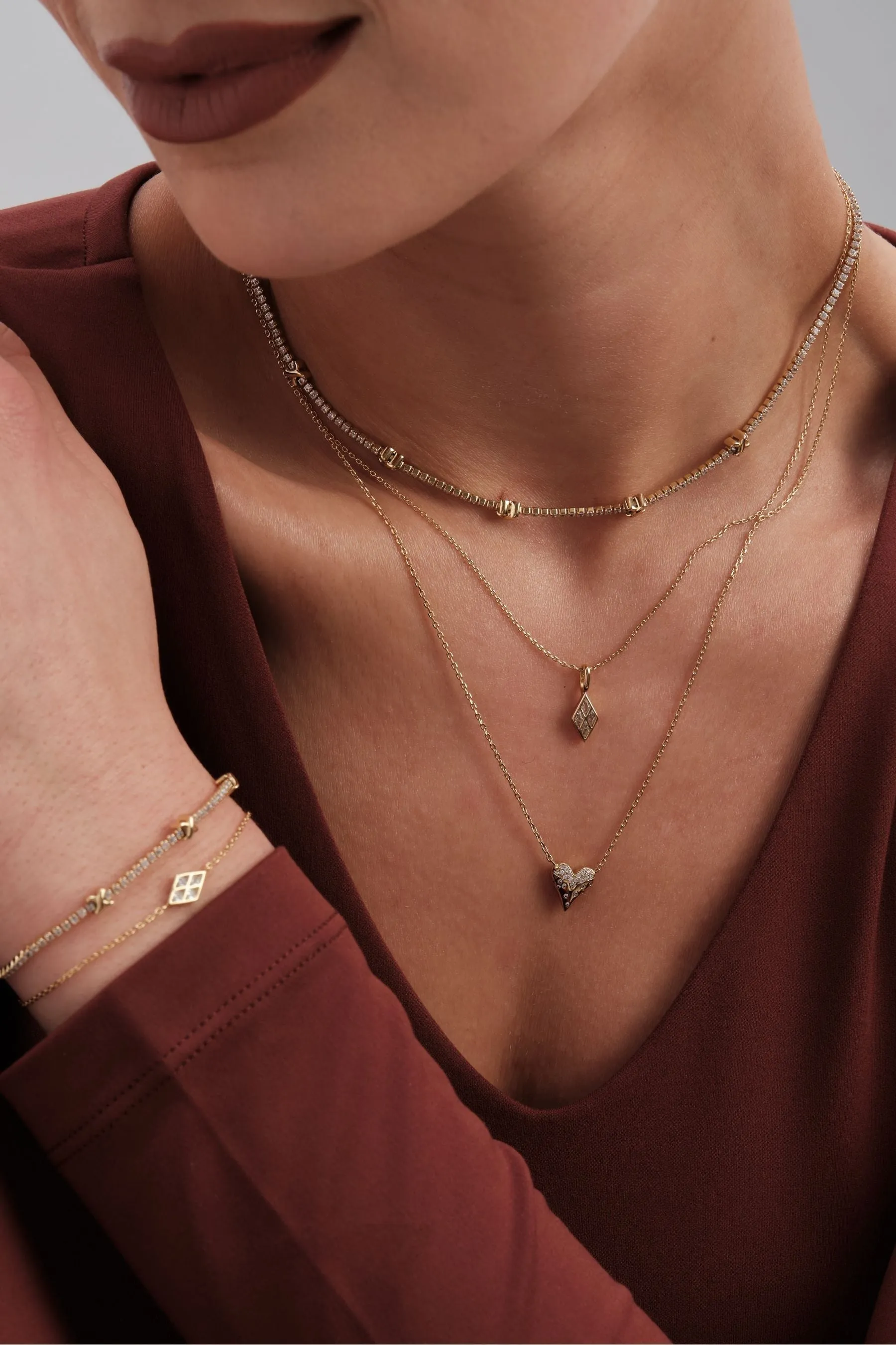 Inicio - Bracciale con zirconia cubica