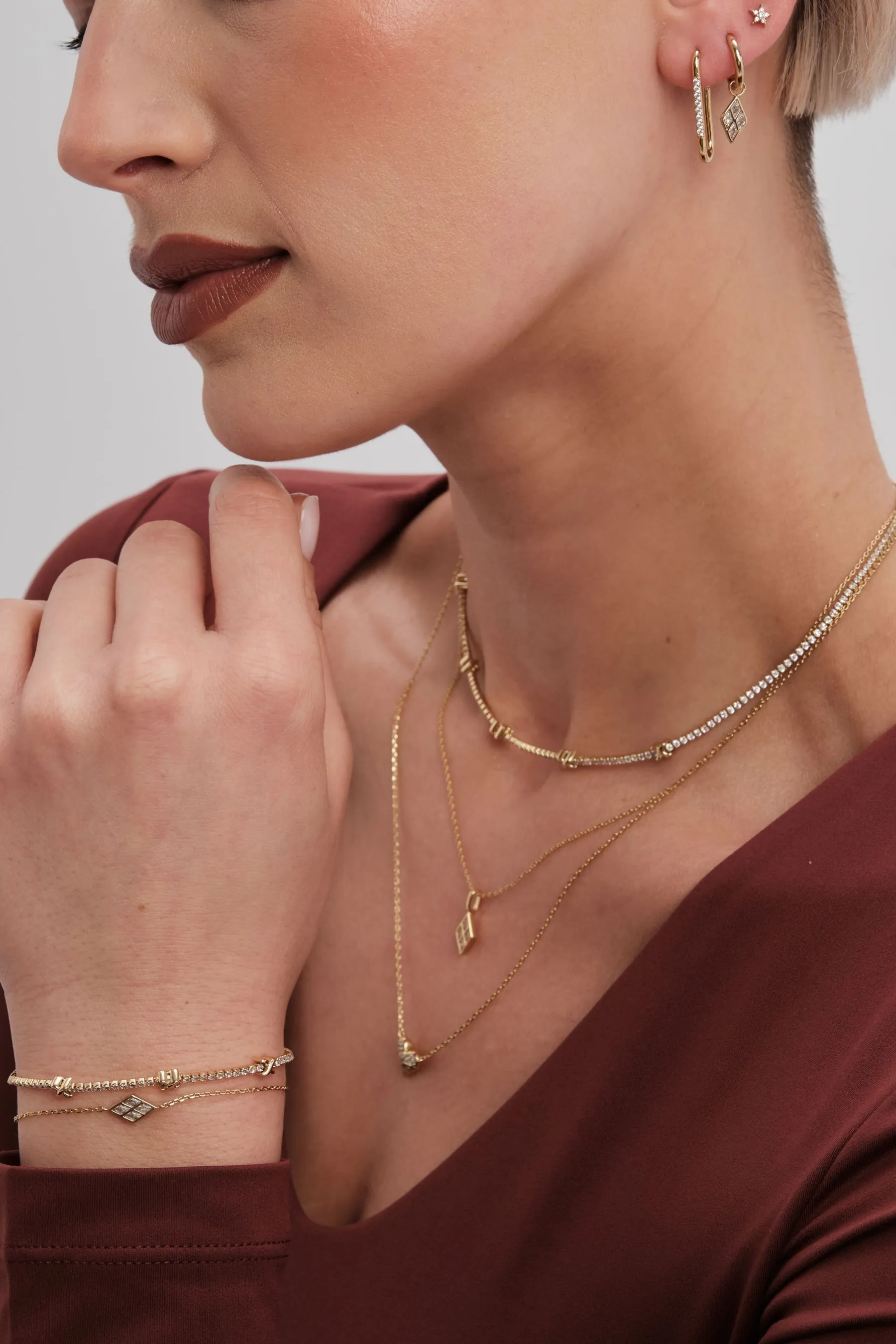 Inicio - Bracciale con zirconia cubica
