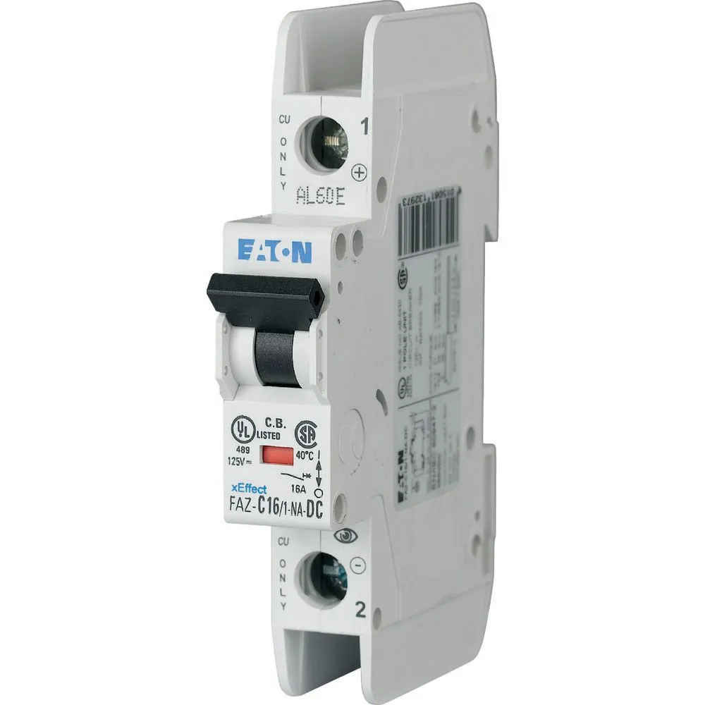 Interruttore magnetotermico Eaton, 1P 5A 10 kA, Tipo C