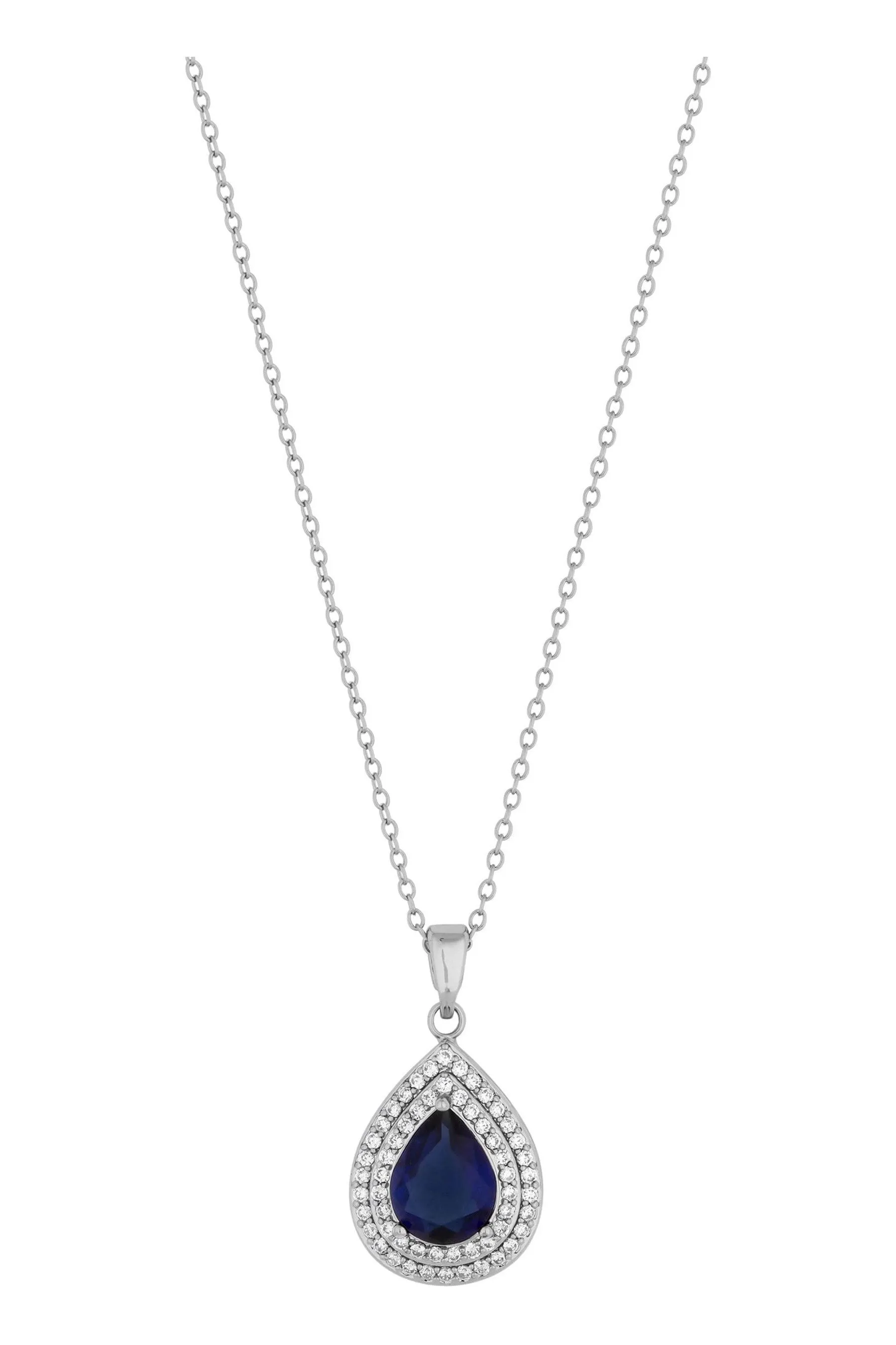 Jon Richard - Collana con pendente con zirconia cubica - In confezione regalo