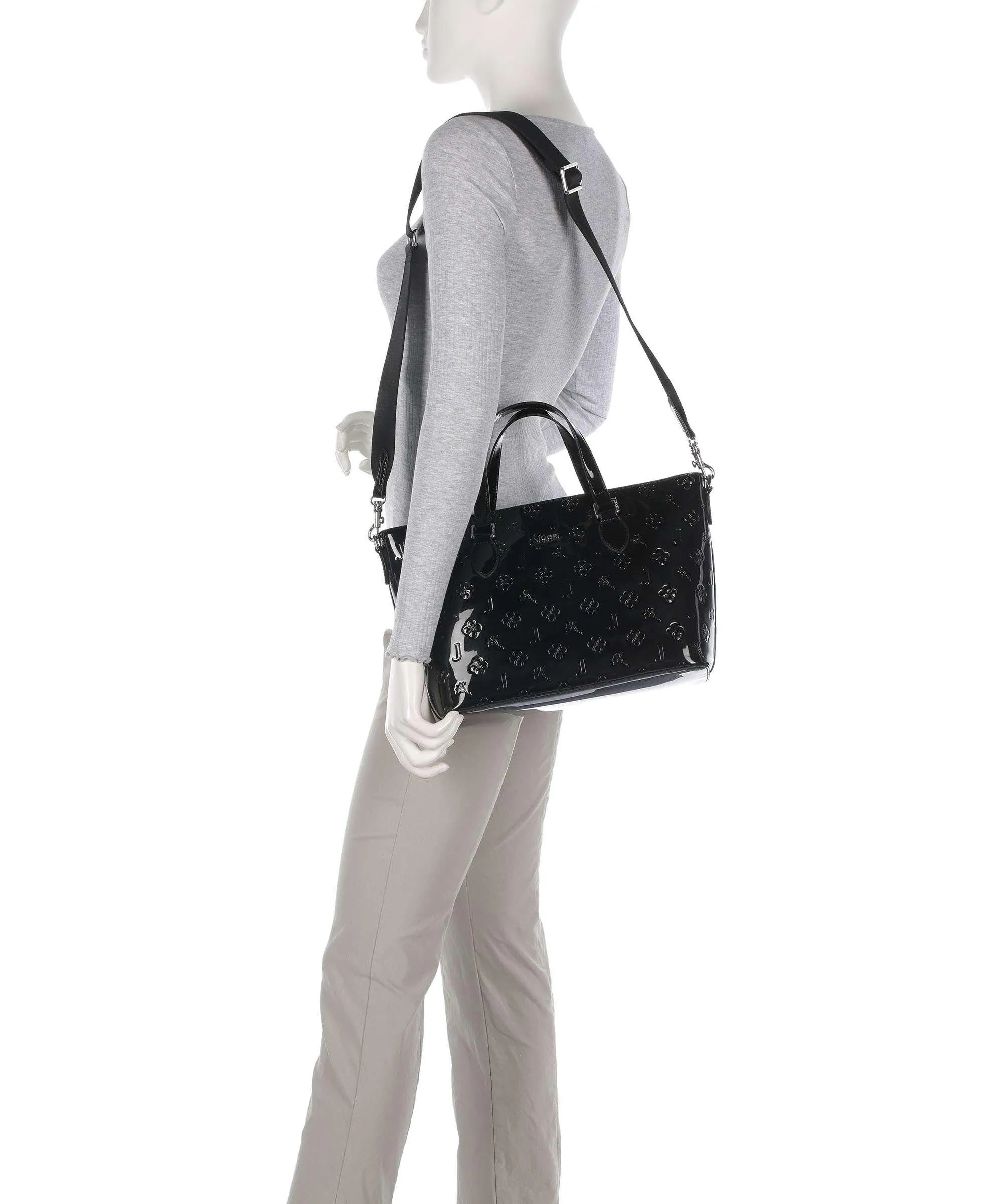  JOOP! Decoro Lucente Mariella Borsa a mano pelle sintetica nero  
