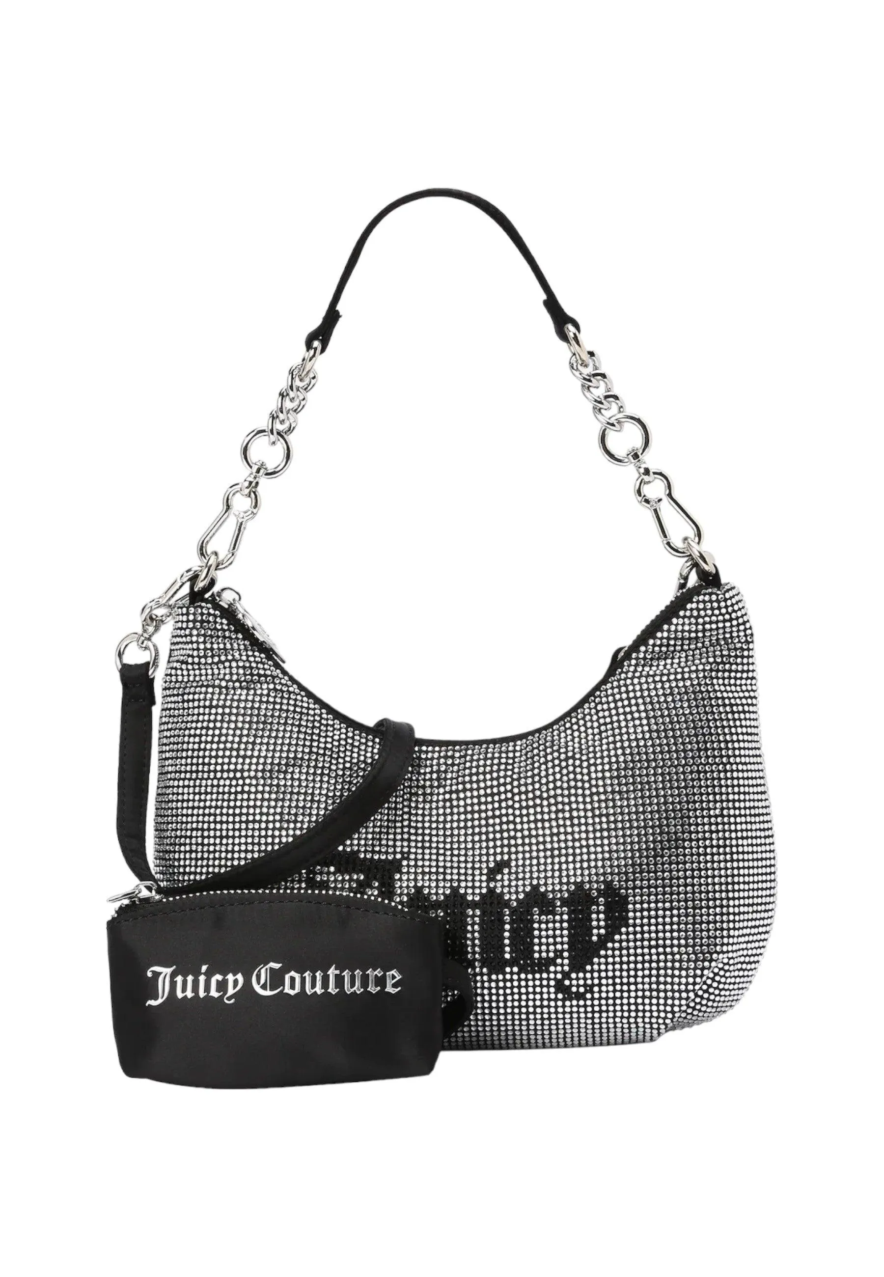 JUICY COUTURE Hazel Small Hobo Borsa Donna Black BEJH95508WPO000