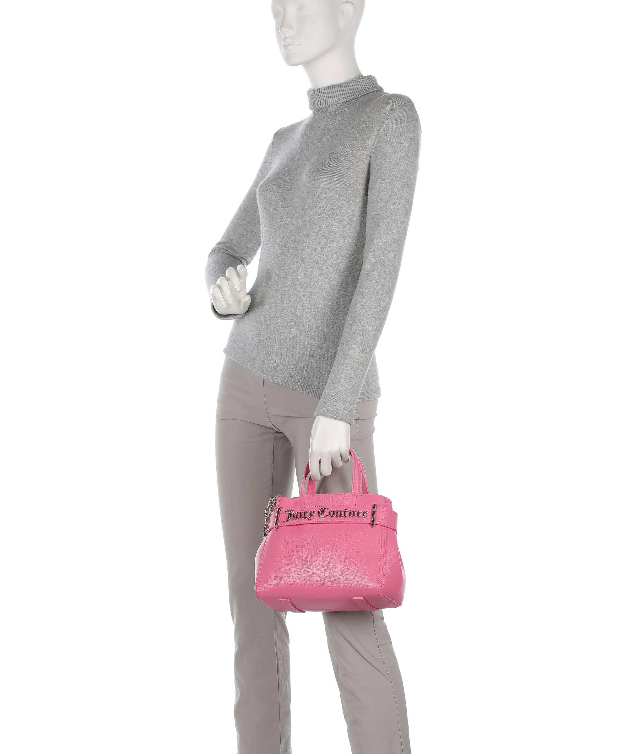  Juicy Couture Jasmine S Borsa a mano pelle sintetica pink  