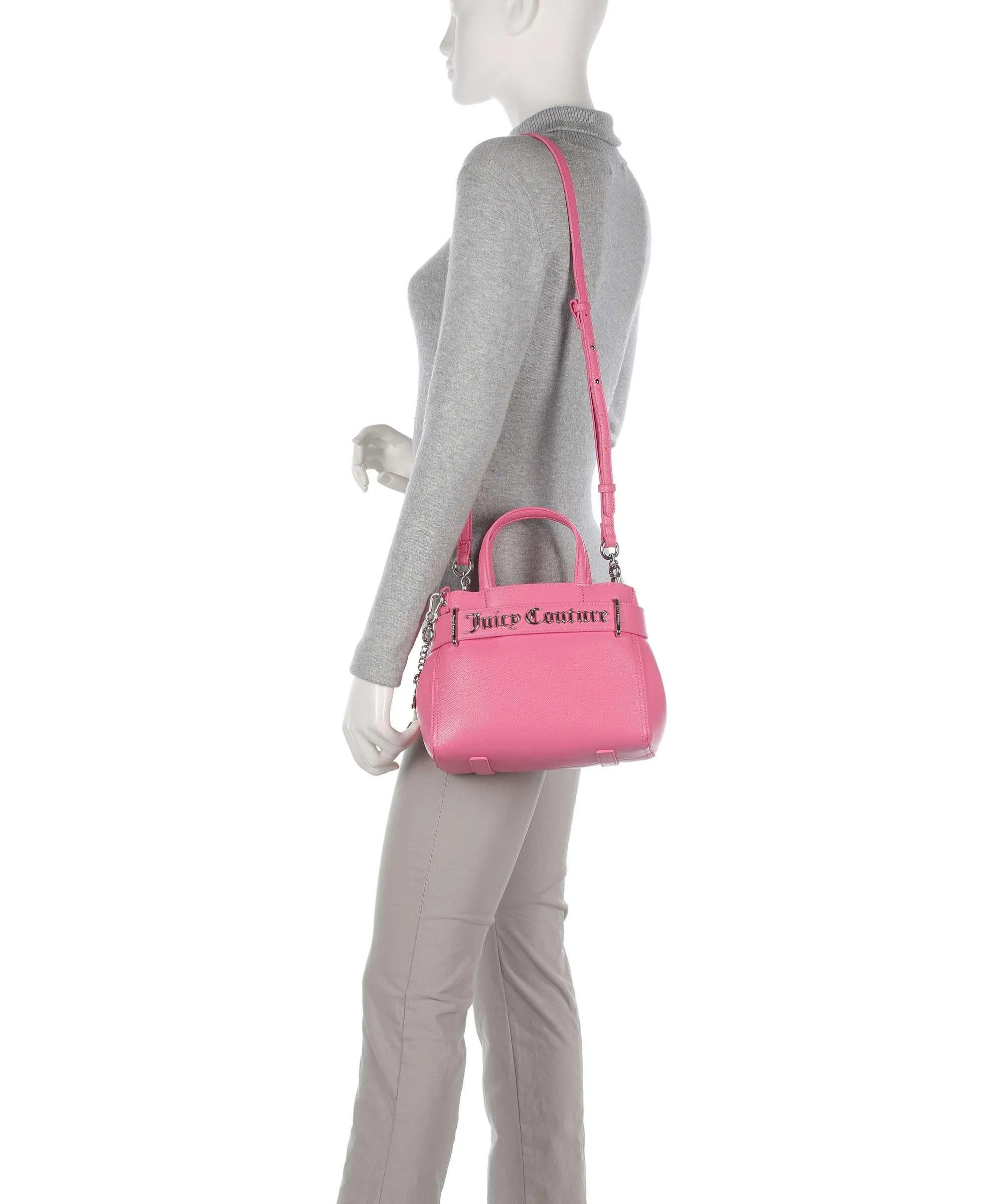  Juicy Couture Jasmine S Borsa a mano pelle sintetica pink  