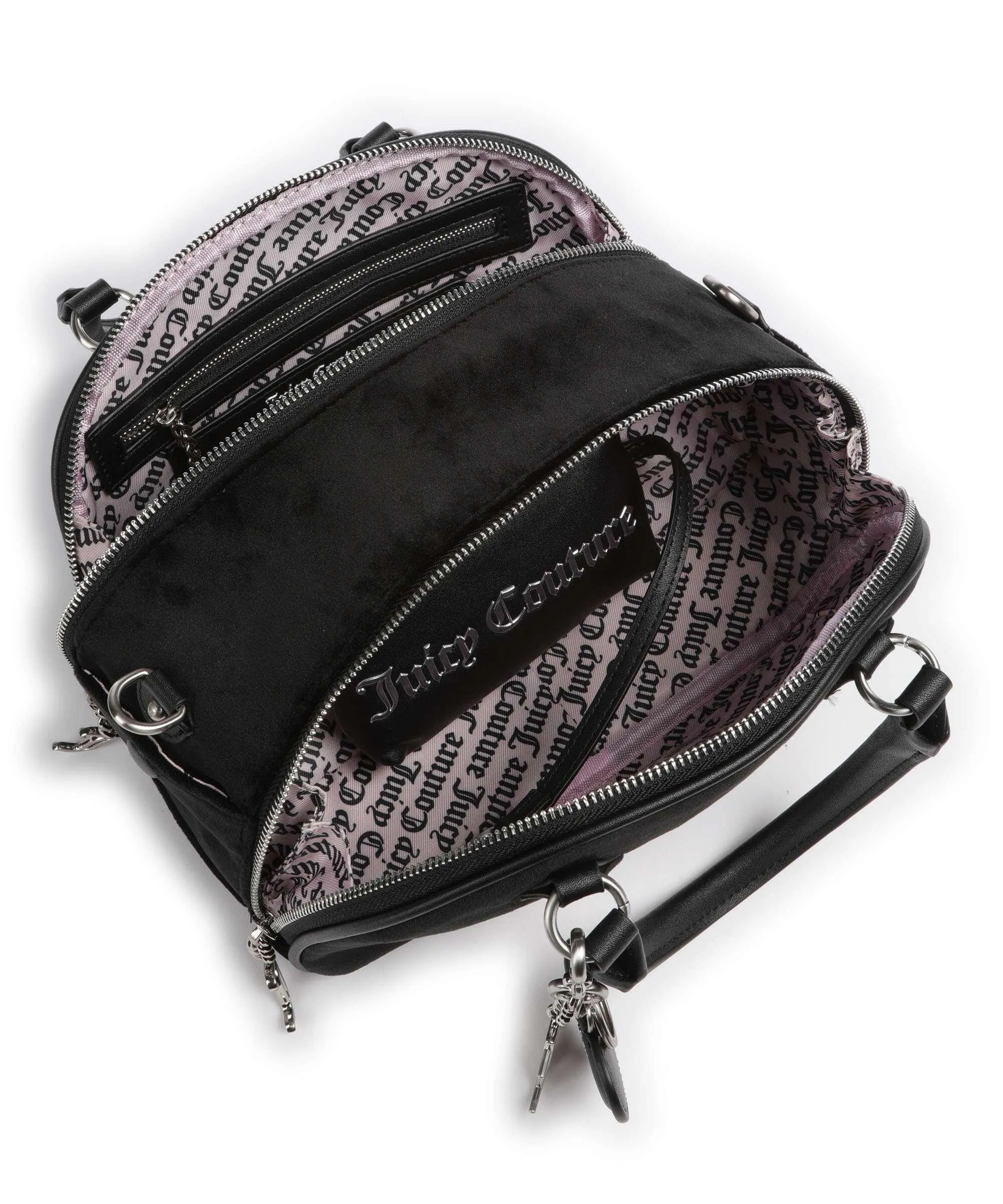  Juicy Couture Twig Dogs Borsa a mano poliestere nero  
