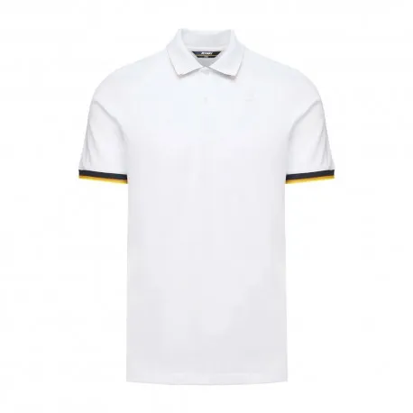 K-Way Polo Vincent Bianco Uomo